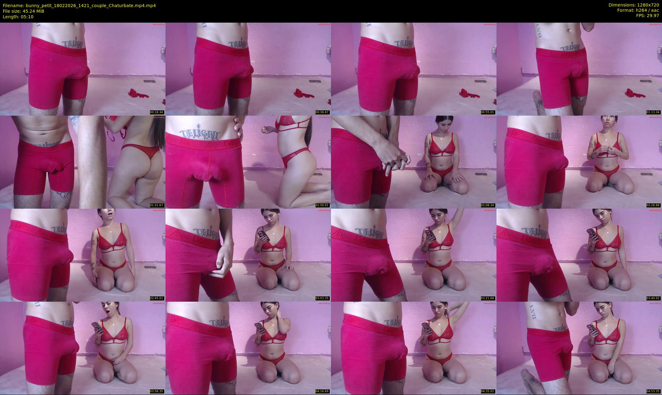 bunny_petit — 6 minute Chaturbate couple cam show recording, 720p, Feb 18, 2026