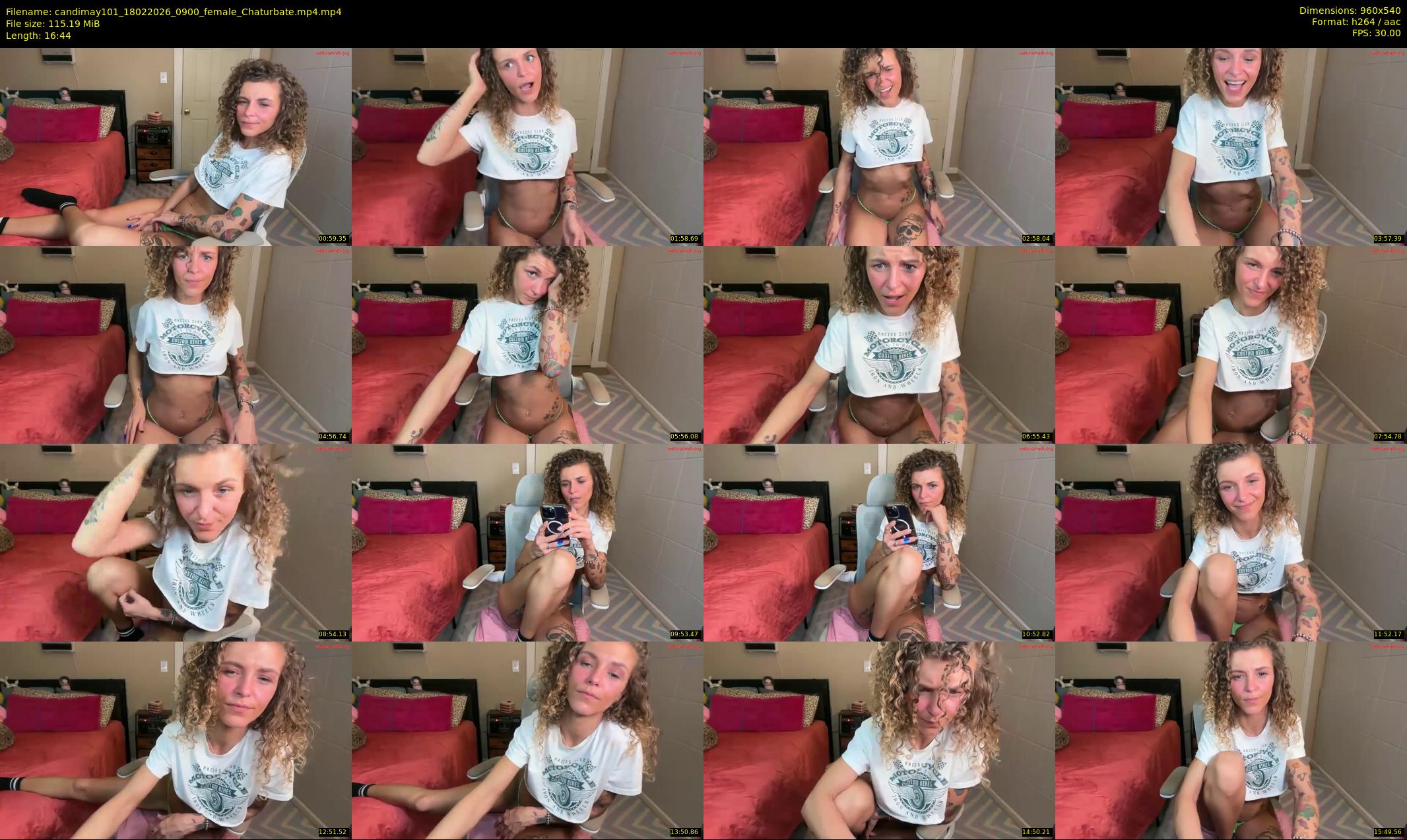candimay101 — 17 minute Chaturbate female cam show recording, 480p, Feb 18, 2026