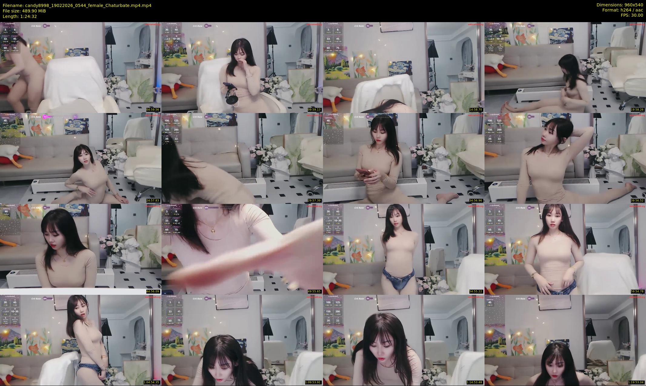 candy8998 — 85 minute Chaturbate female cam show recording, 480p, Feb 19, 2026