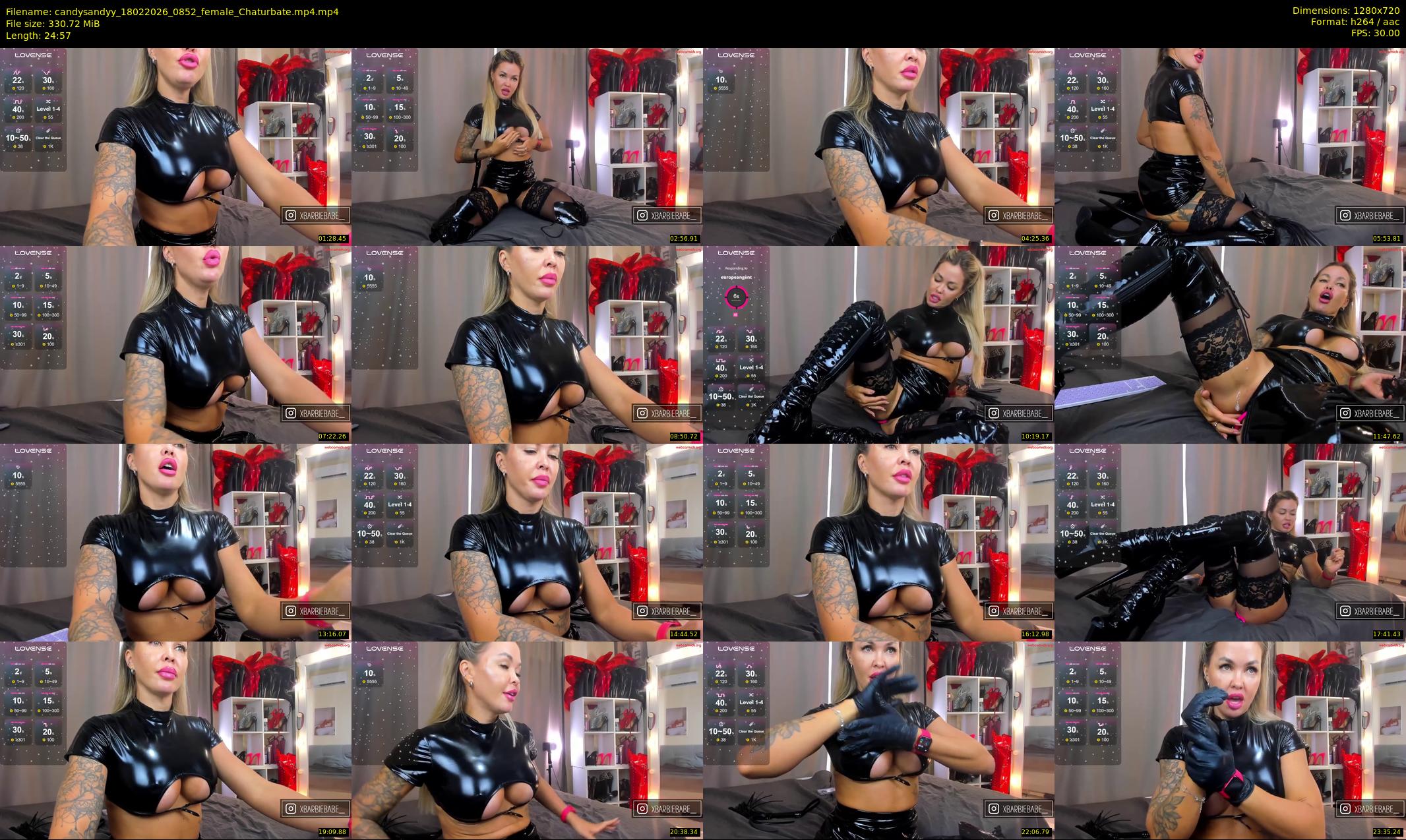 candysandyy — 25 minute Chaturbate female cam show recording, 720p, Feb 18, 2026
