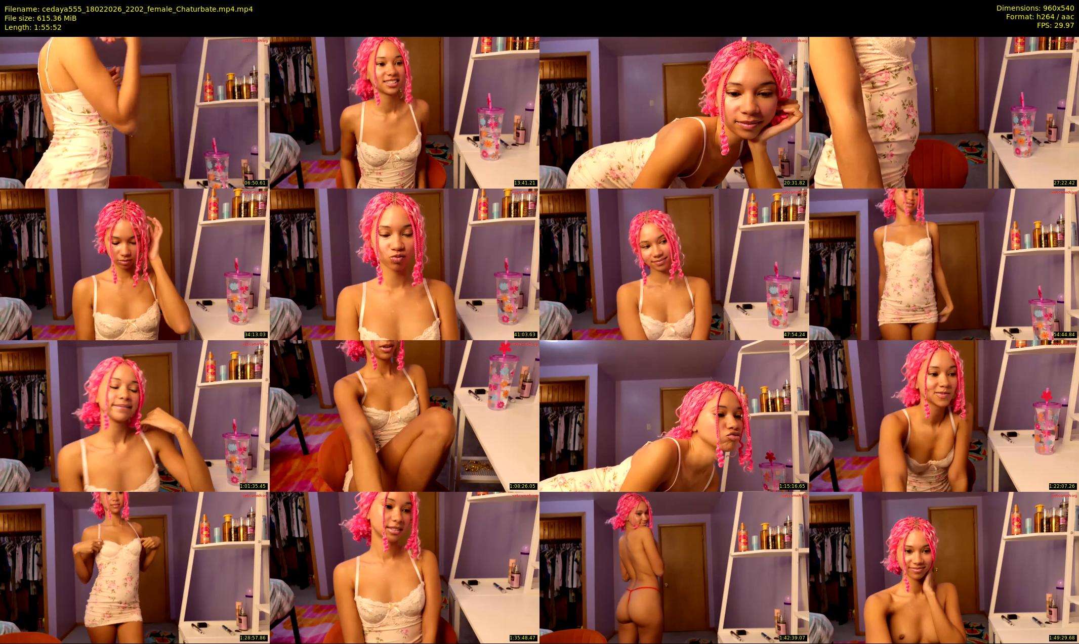 cedaya555 — 116 minute Chaturbate female cam show recording, 480p, Feb 18, 2026