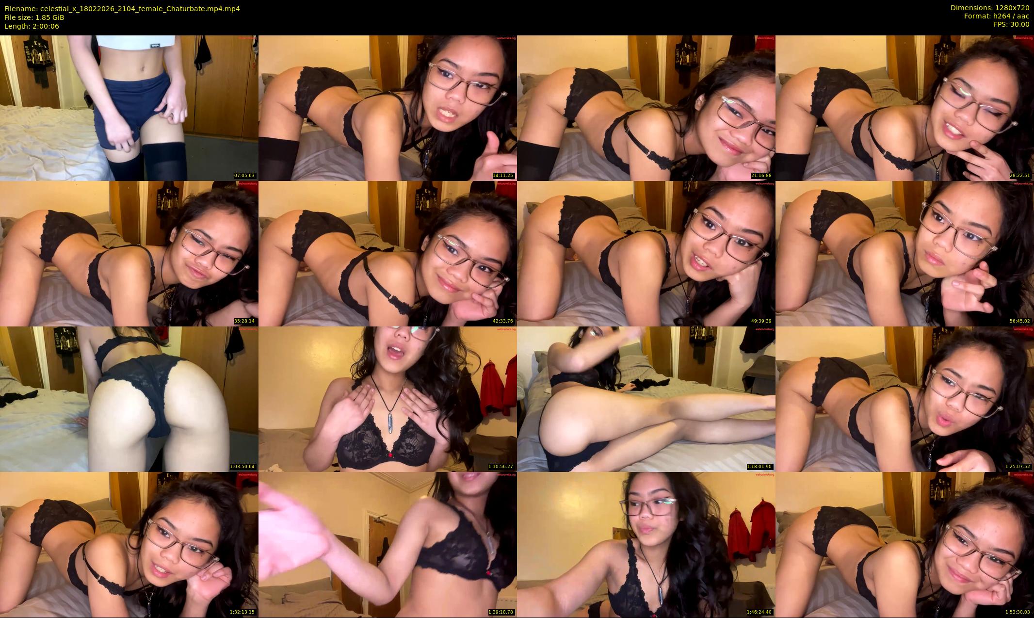 celestial_x — 121 minute Chaturbate female cam show recording, 720p, Feb 18, 2026