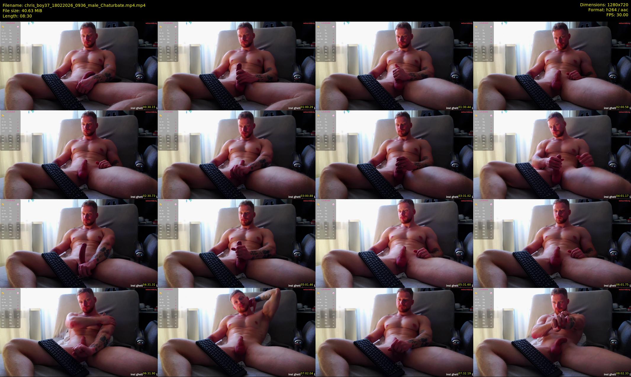 chris_boy37 — 9 minute Chaturbate male cam show recording, 720p, Feb 18, 2026
