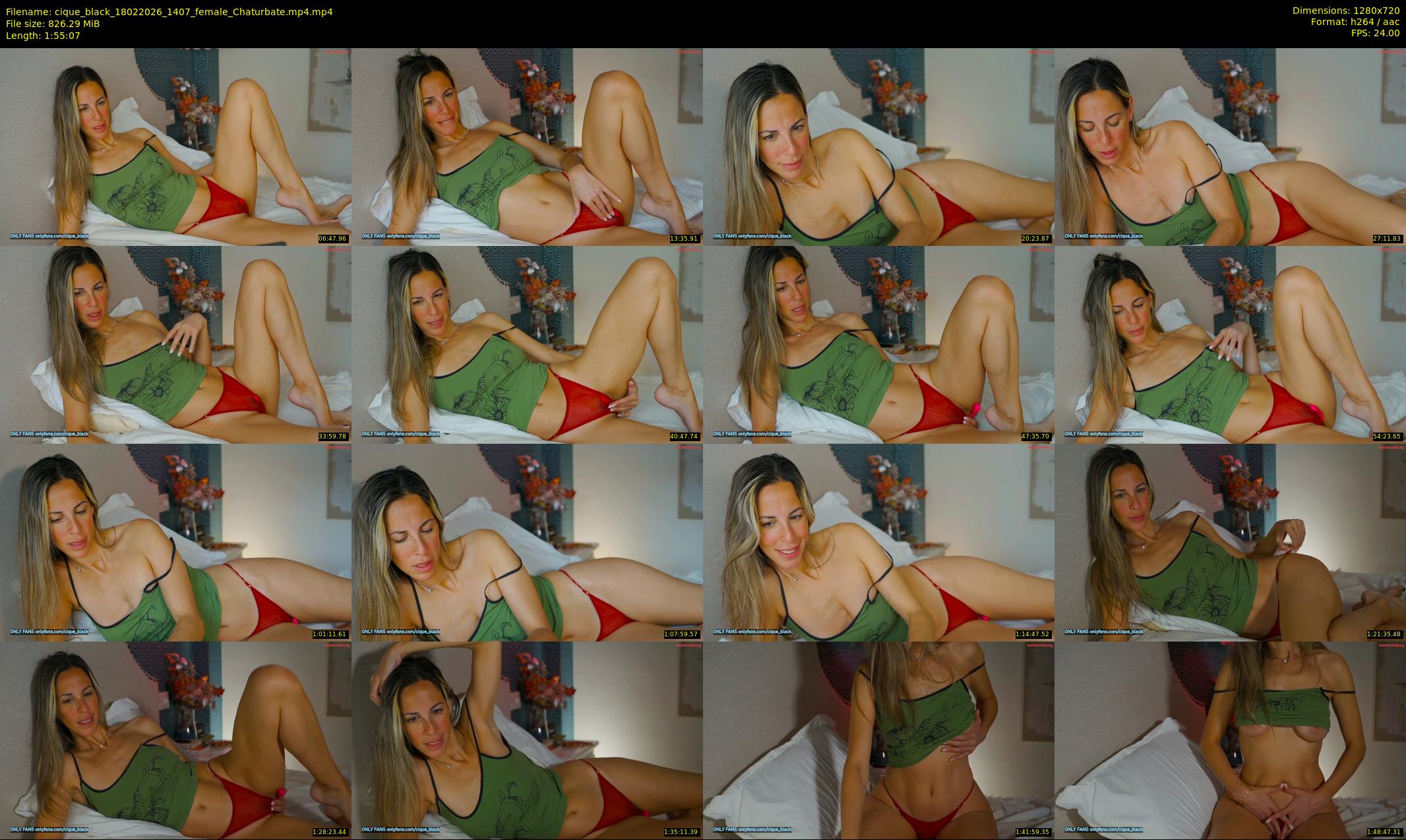cique_black — 116 minute Chaturbate female cam show recording, 720p, Feb 18, 2026