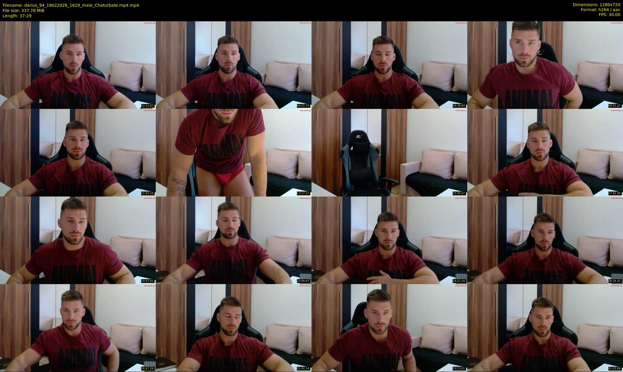 darius_94 — 38 minute Chaturbate male cam show recording, 720p, Feb 18, 2026
