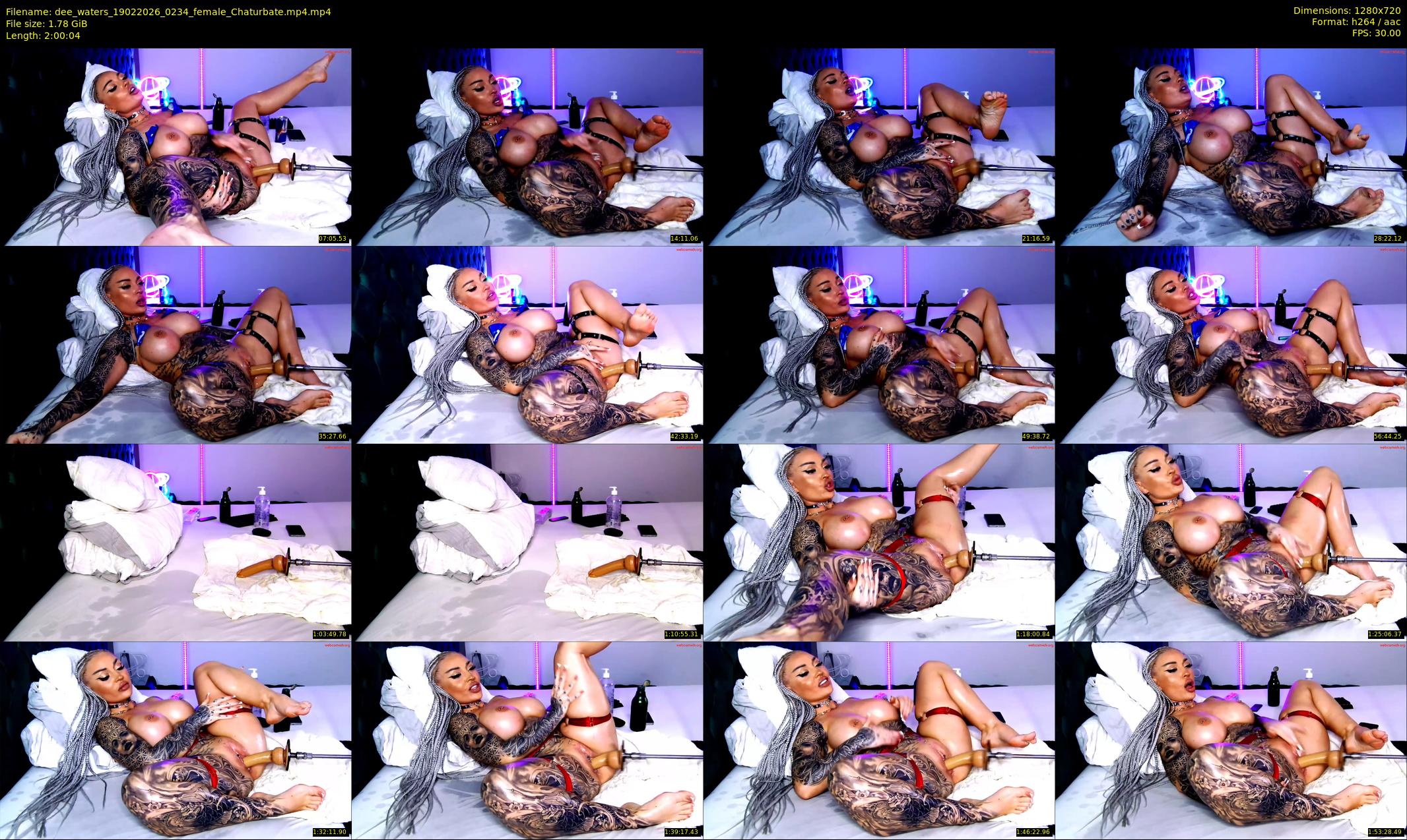 dee_waters — 121 minute Chaturbate female cam show recording, 720p, Feb 19, 2026
