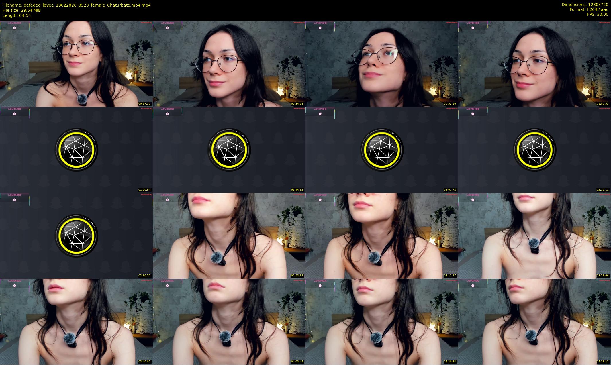 defeded_lovee — 5 minute Chaturbate female cam show recording, 720p, Feb 19, 2026