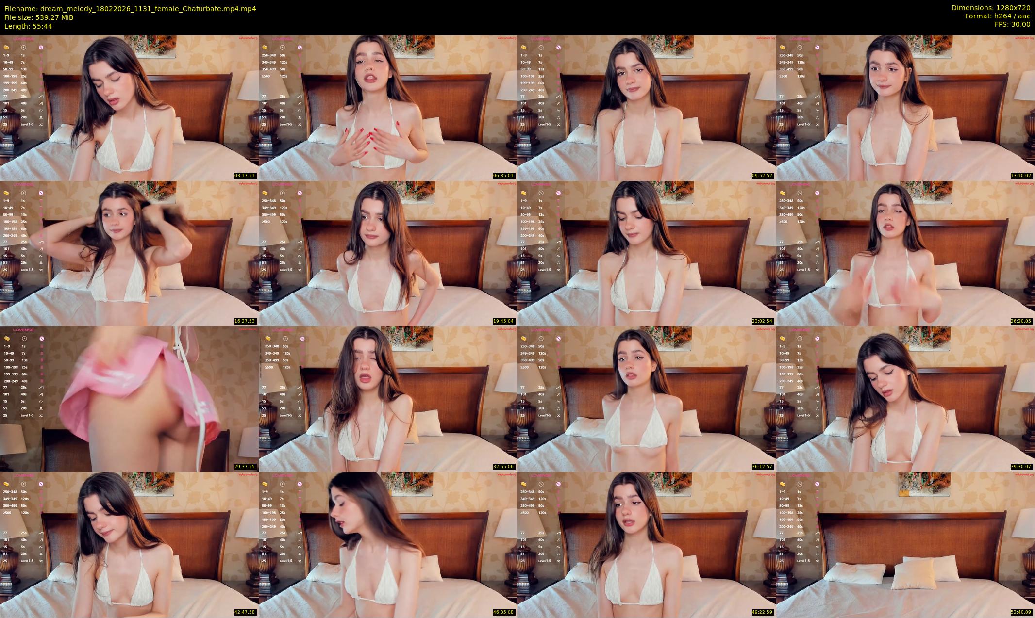 dream_melody — 56 minute Chaturbate female cam show recording, 720p, Feb 18, 2026