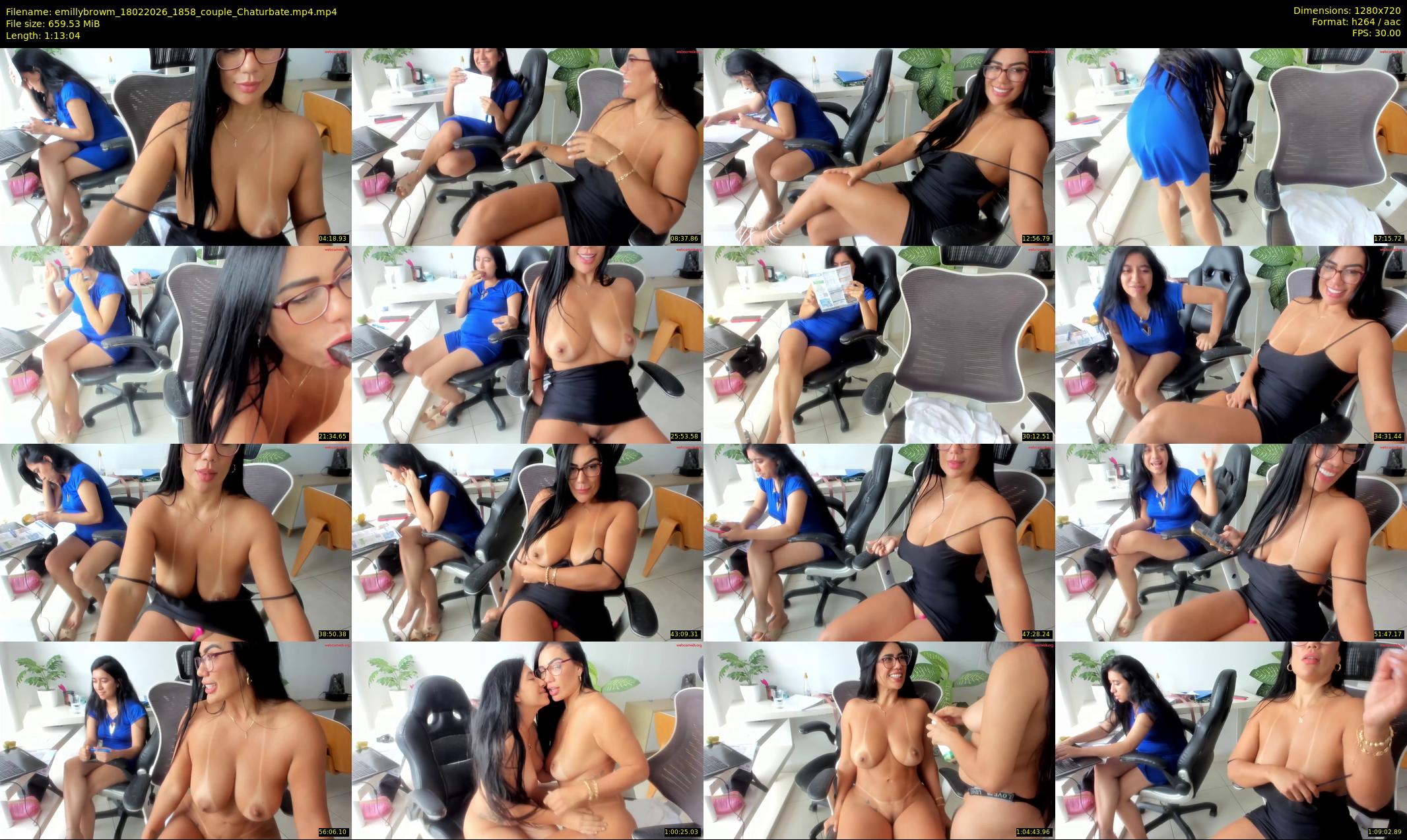 emillybrowm — 74 minute Chaturbate couple cam show recording, 720p, Feb 18, 2026