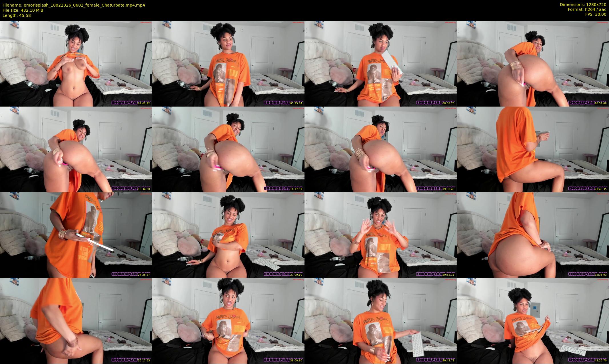 emorisplash — 46 minute Chaturbate female cam show recording, 720p, Feb 18, 2026