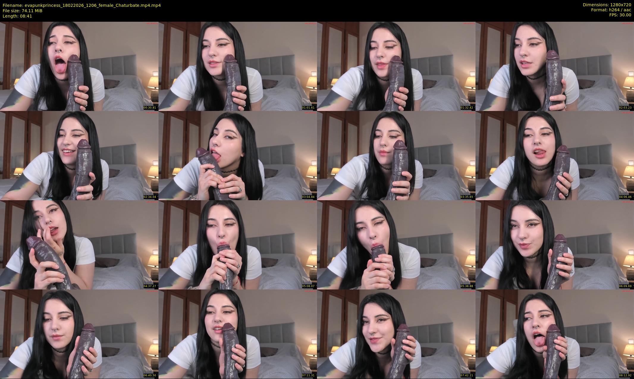 evapunkprincess — 9 minute Chaturbate female cam show recording, 720p, Feb 18, 2026