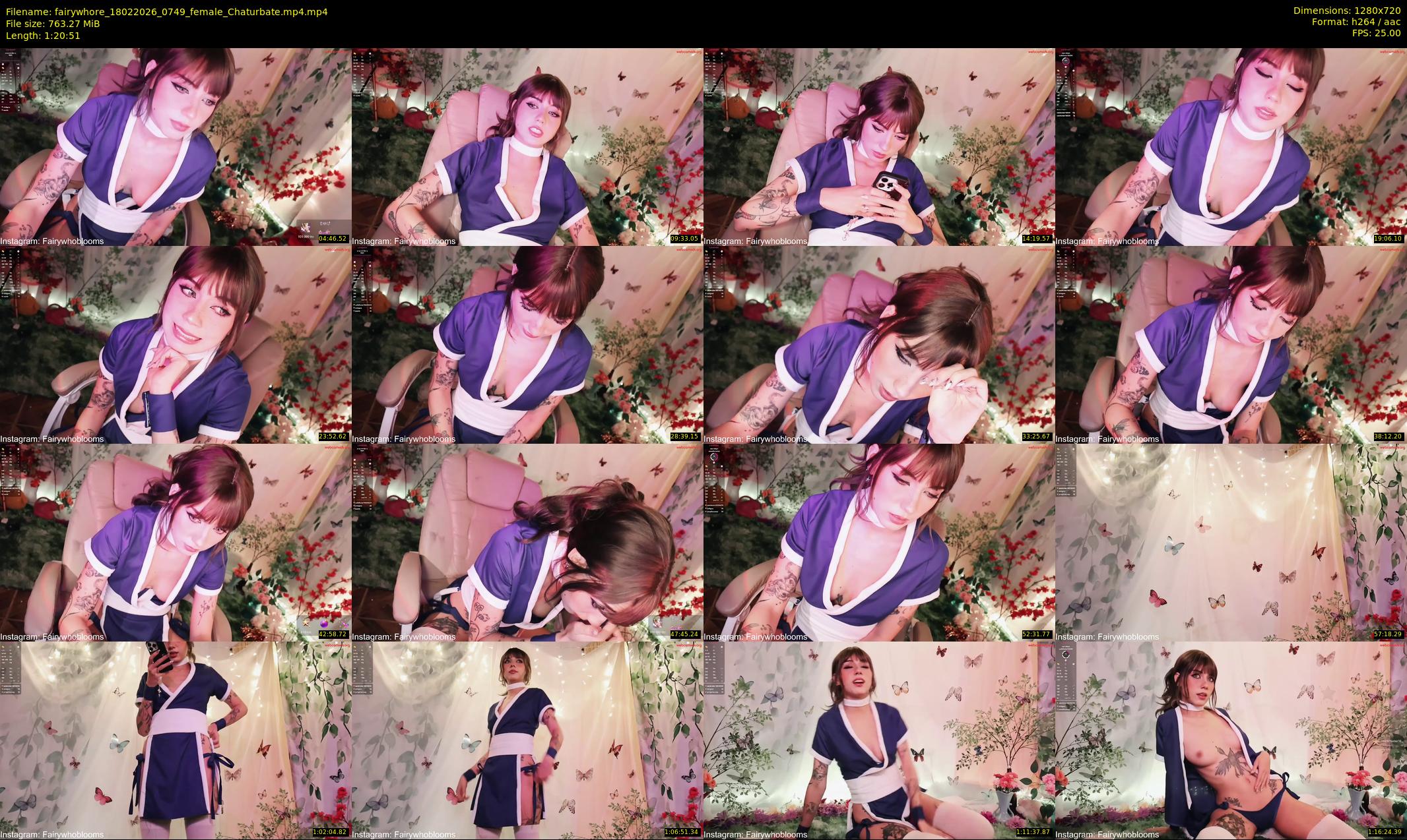 fairywhore — 81 minute Chaturbate female cam show recording, 720p, Feb 18, 2026