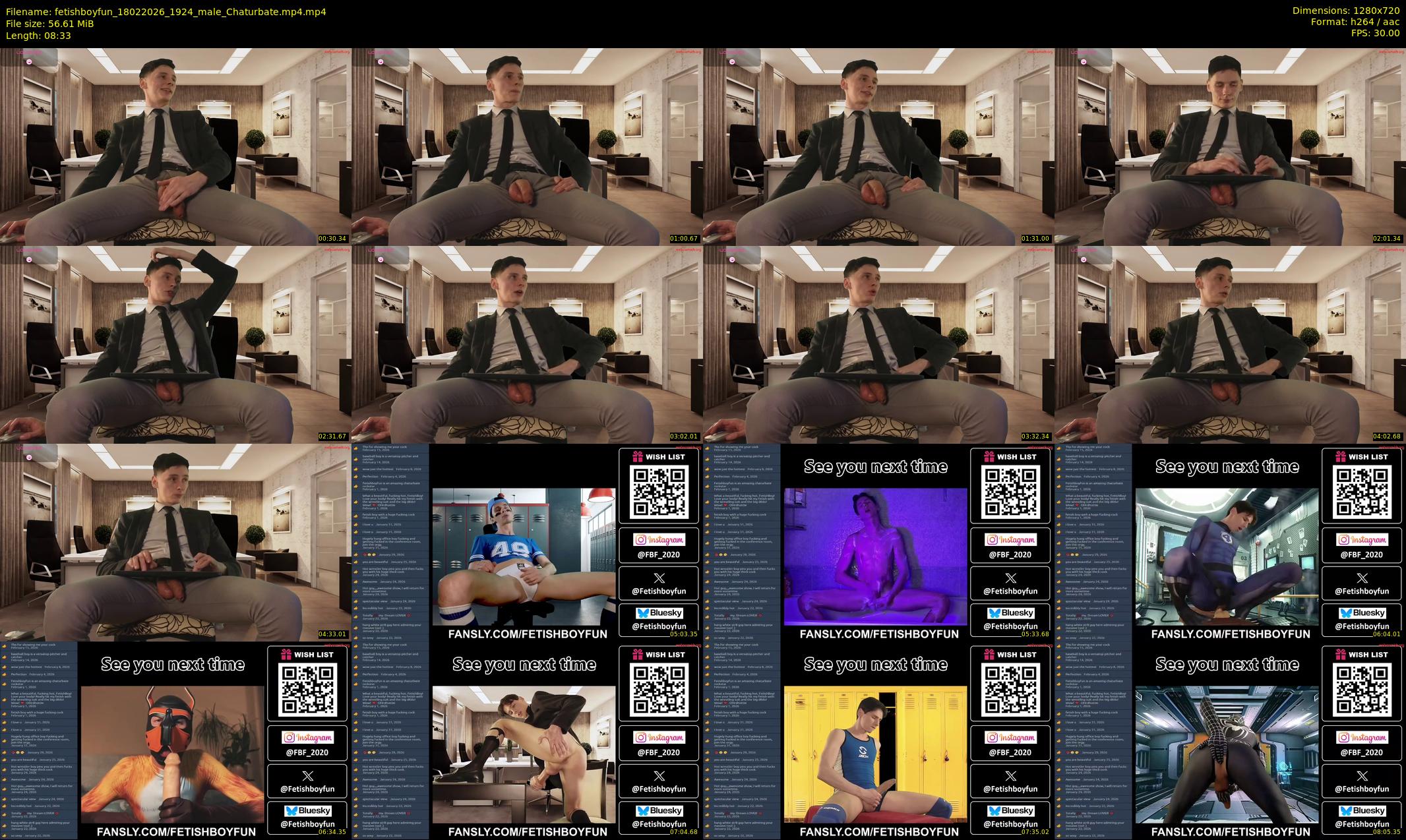 fetishboyfun — 9 minute Chaturbate male cam show recording, 720p, Feb 18, 2026