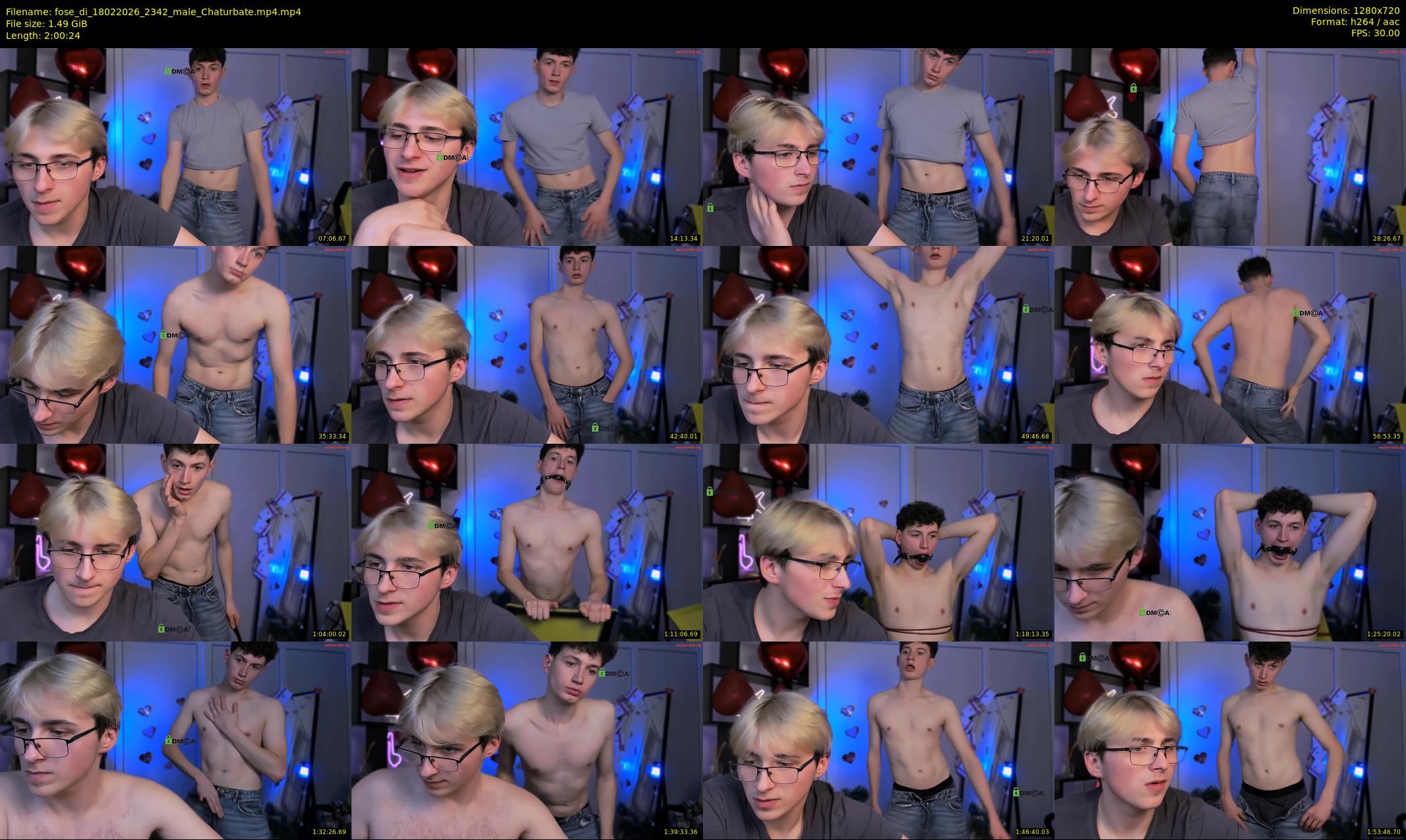 fose_di — 121 minute Chaturbate male cam show recording, 720p, Feb 18, 2026
