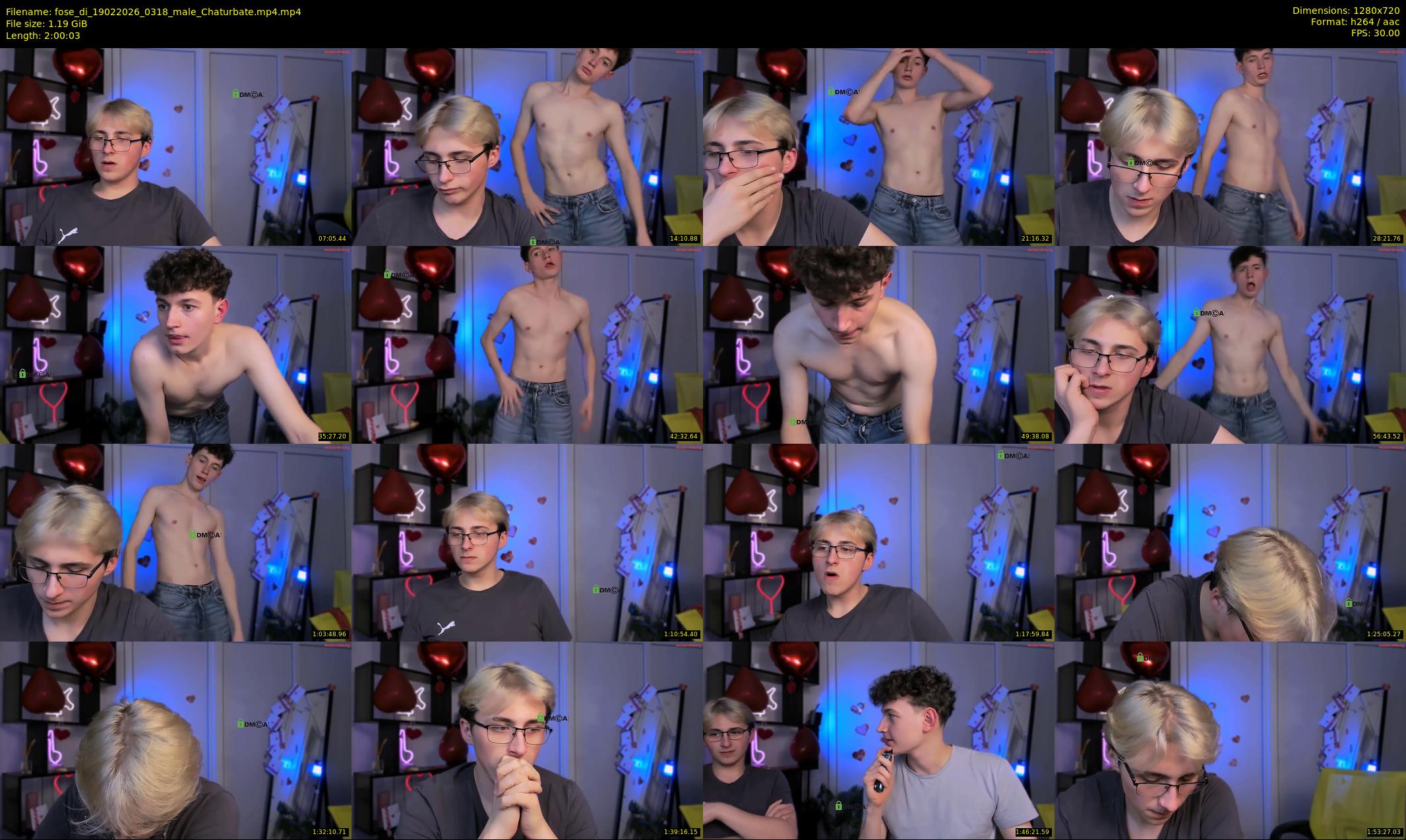 fose_di — 121 minute Chaturbate male cam show recording, 720p, Feb 19, 2026