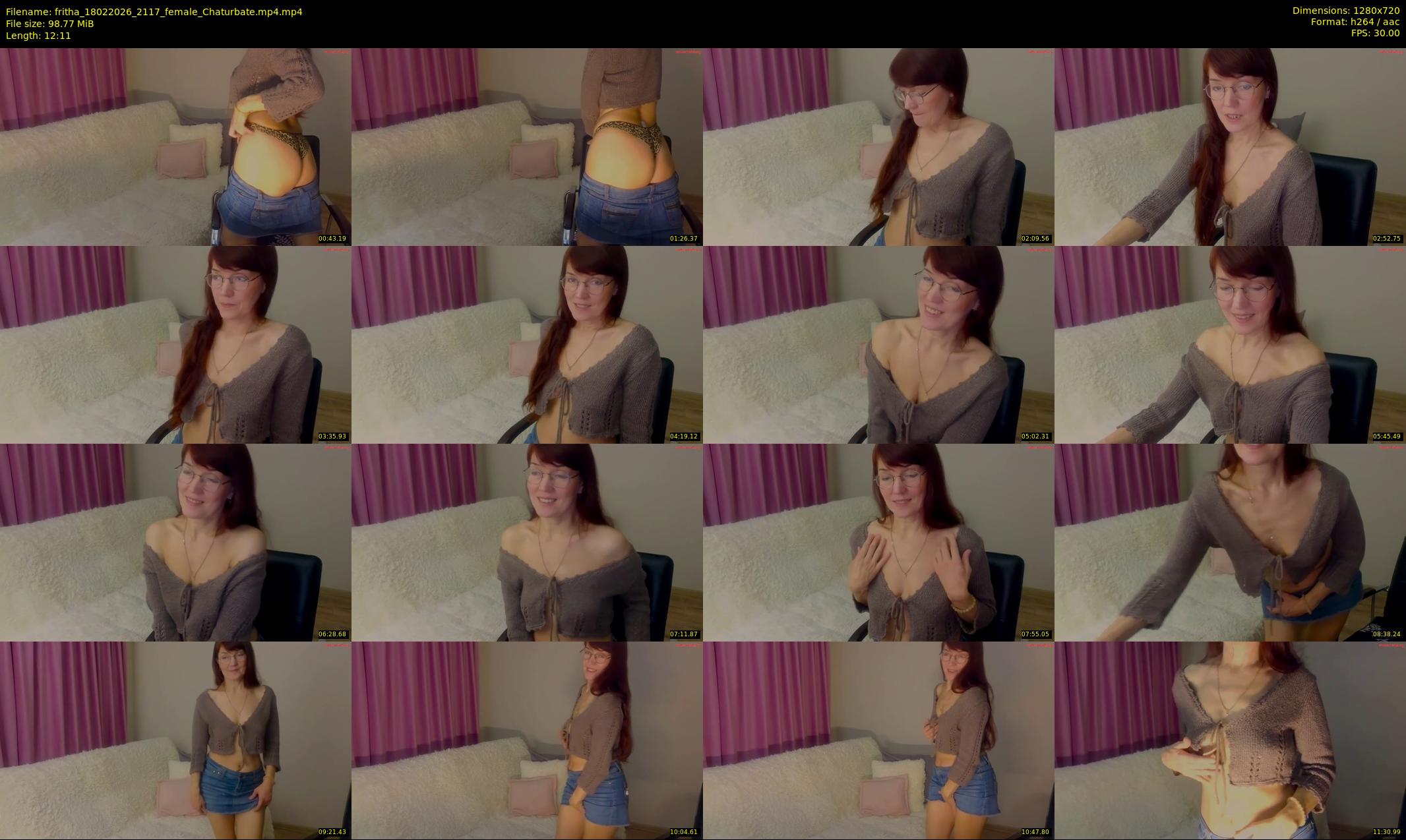 fritha — 13 minute Chaturbate female cam show recording, 720p, Feb 18, 2026