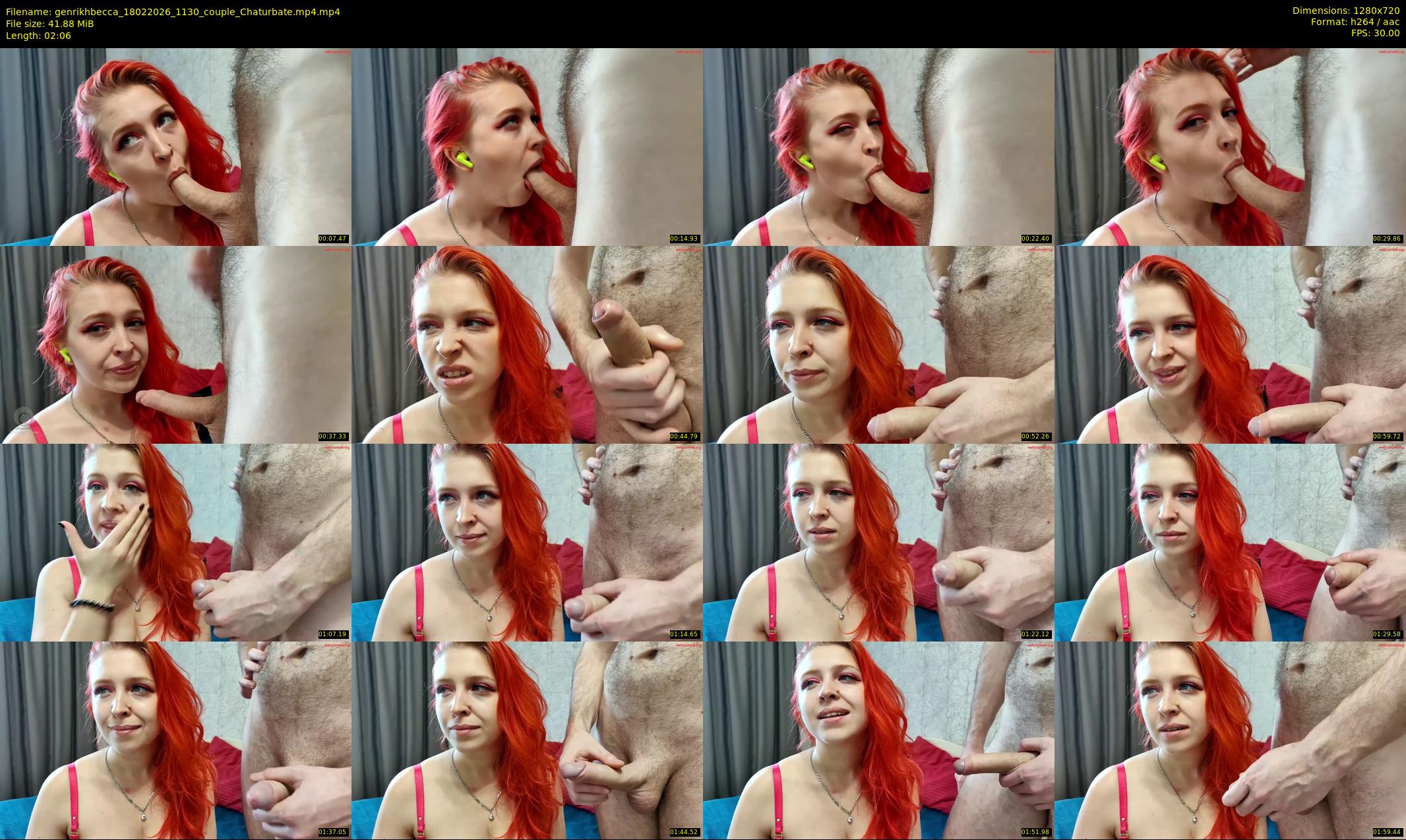 genrikhbecca — 3 minute Chaturbate couple cam show recording, 720p, Feb 18, 2026