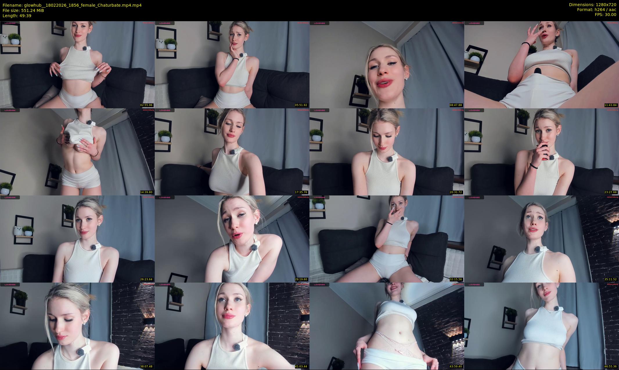 glowhub_ — 50 minute Chaturbate female cam show recording, 720p, Feb 18, 2026