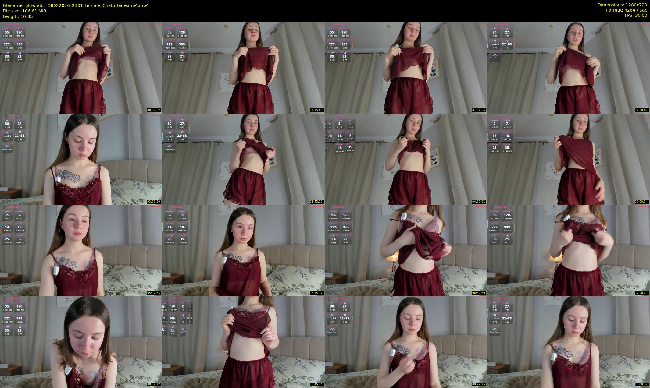glowhub_ — 11 minute Chaturbate female cam show recording, 720p, Feb 18, 2026