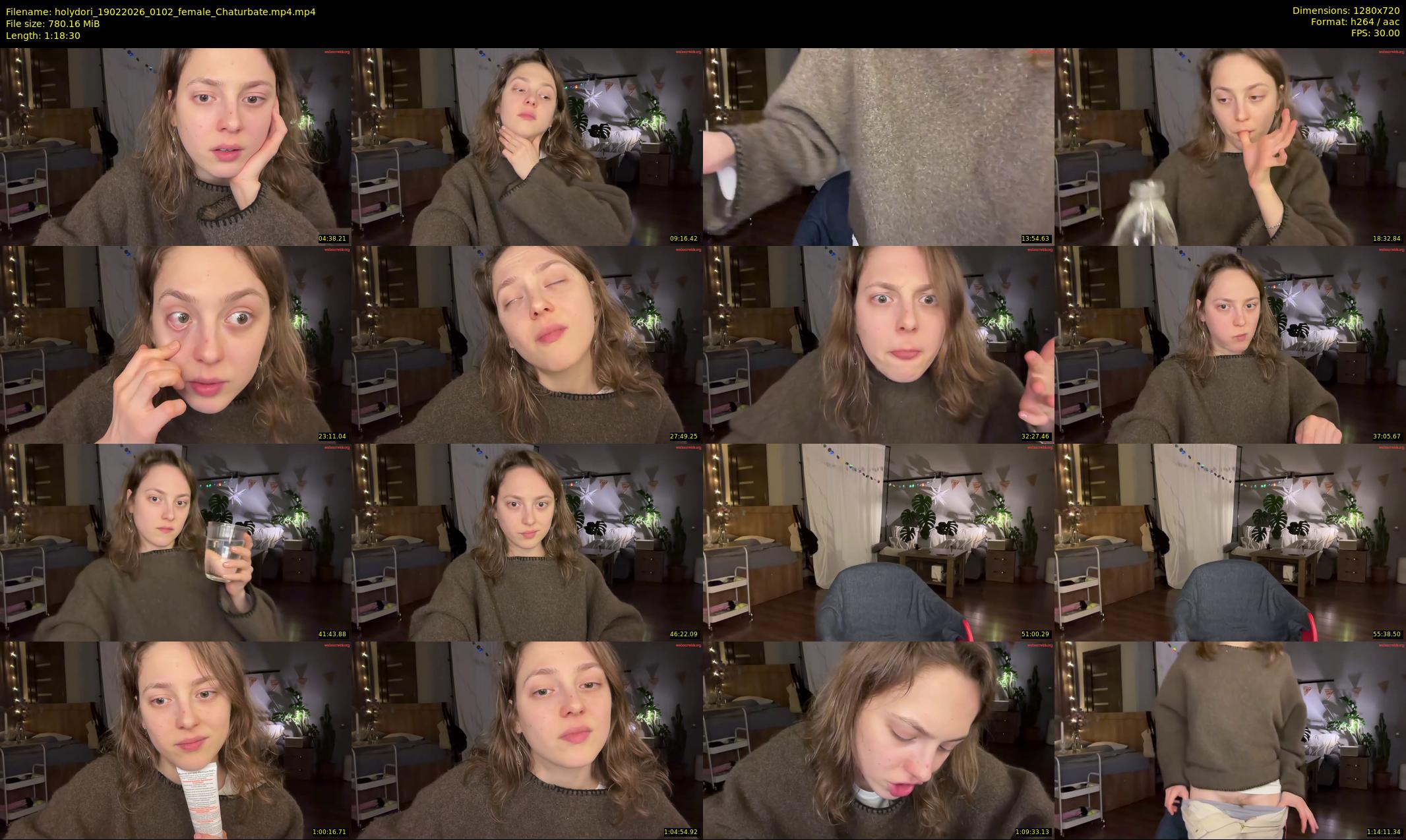 holydori — 79 minute Chaturbate female cam show recording, 720p, Feb 19, 2026