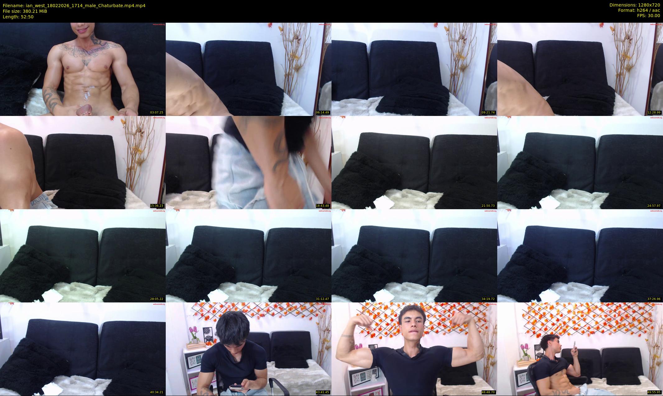 ian_west — 53 minute Chaturbate male cam show recording, 720p, Feb 18, 2026