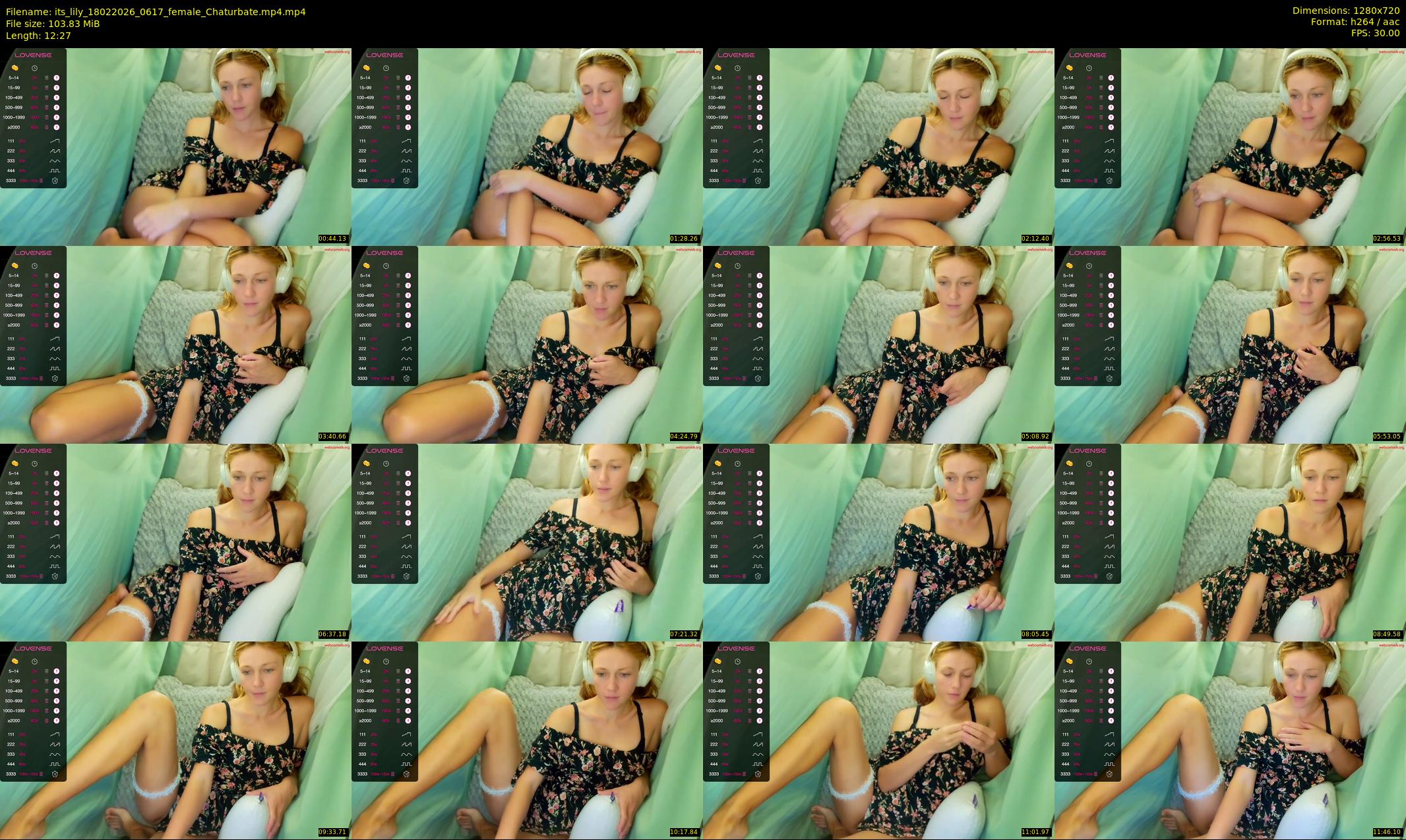 its_lily — 13 minute Chaturbate female cam show recording, 720p, Feb 18, 2026
