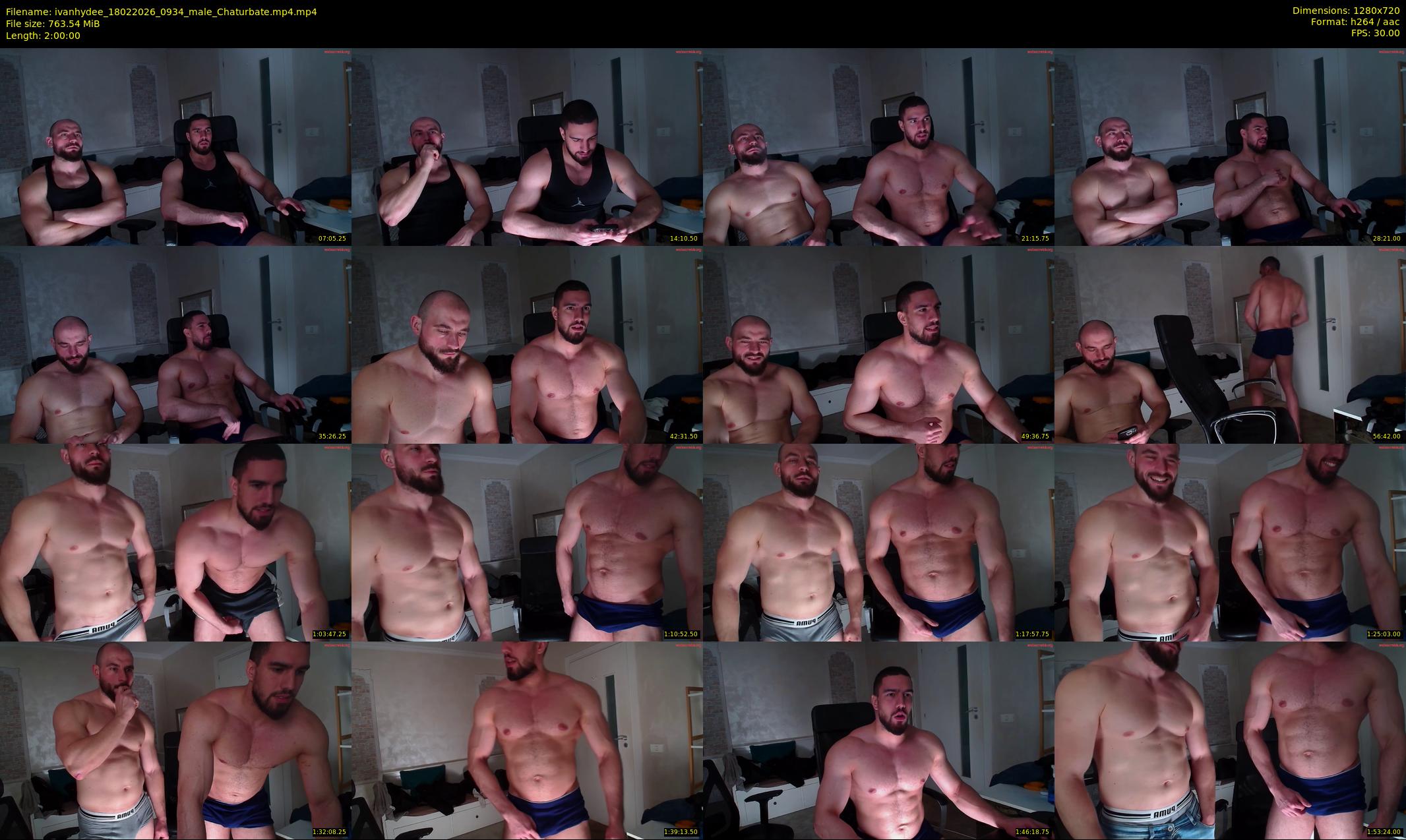 ivanhydee — 120 minute Chaturbate male cam show recording, 720p, Feb 18, 2026