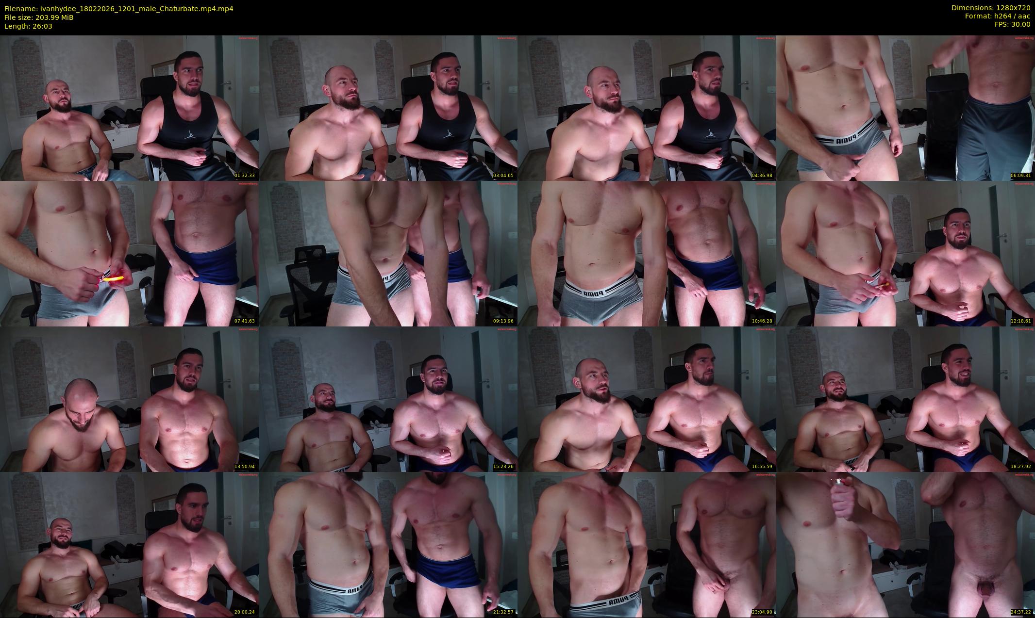 ivanhydee — 27 minute Chaturbate male cam show recording, 720p, Feb 18, 2026