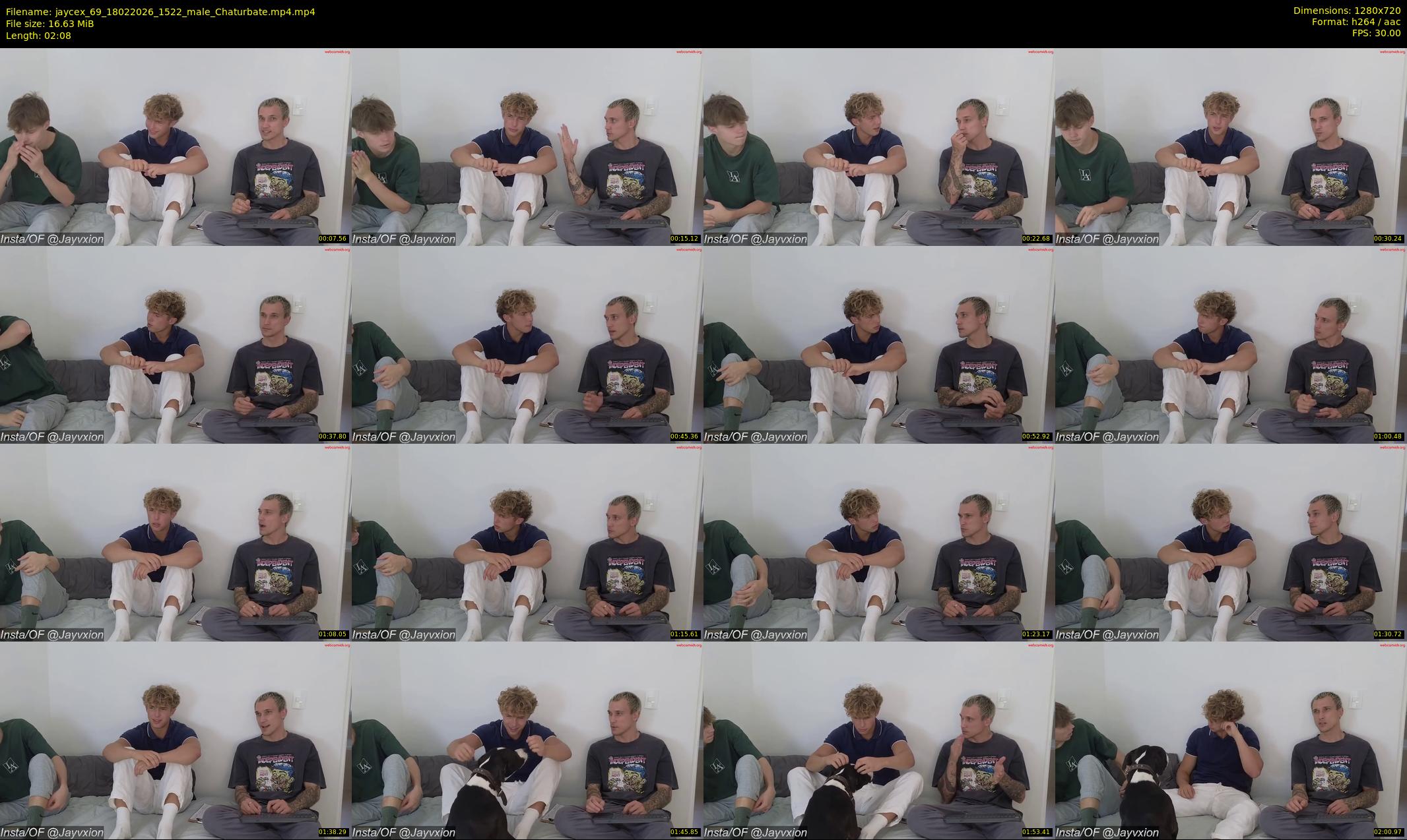jaycex_69 — 3 minute Chaturbate male cam show recording, 720p, Feb 18, 2026