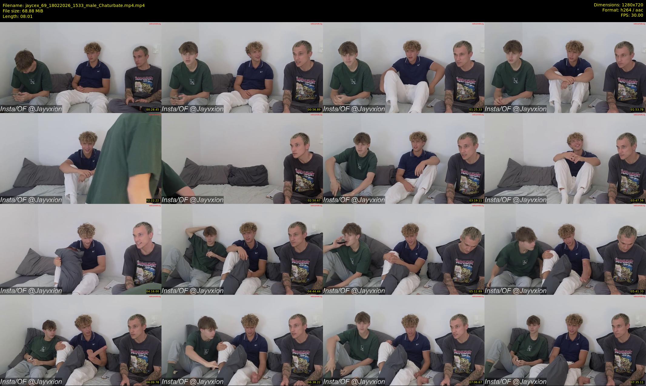 jaycex_69 — 9 minute Chaturbate male cam show recording, 720p, Feb 18, 2026