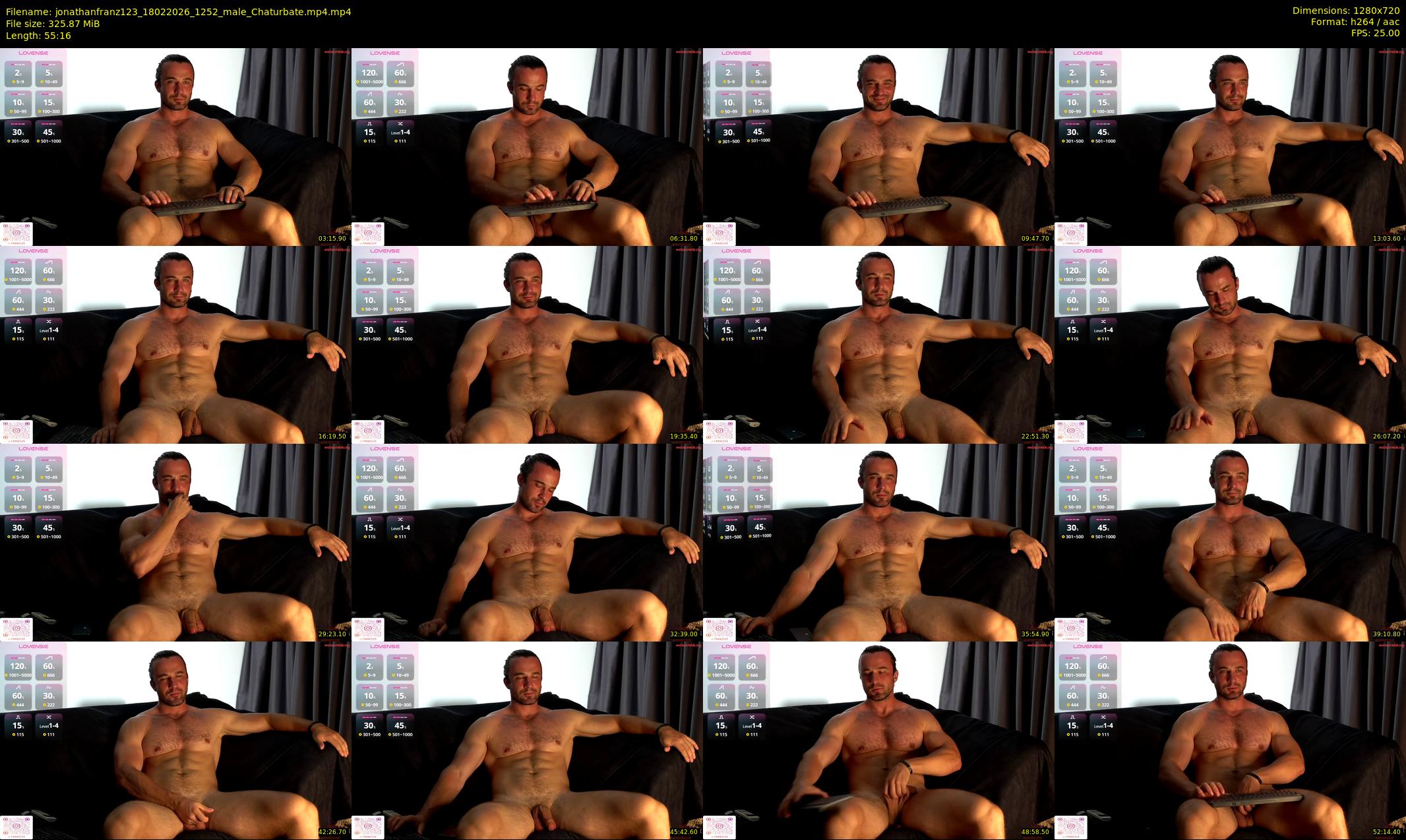 jonathanfranz123 — 56 minute Chaturbate male cam show recording, 720p, Feb 18, 2026