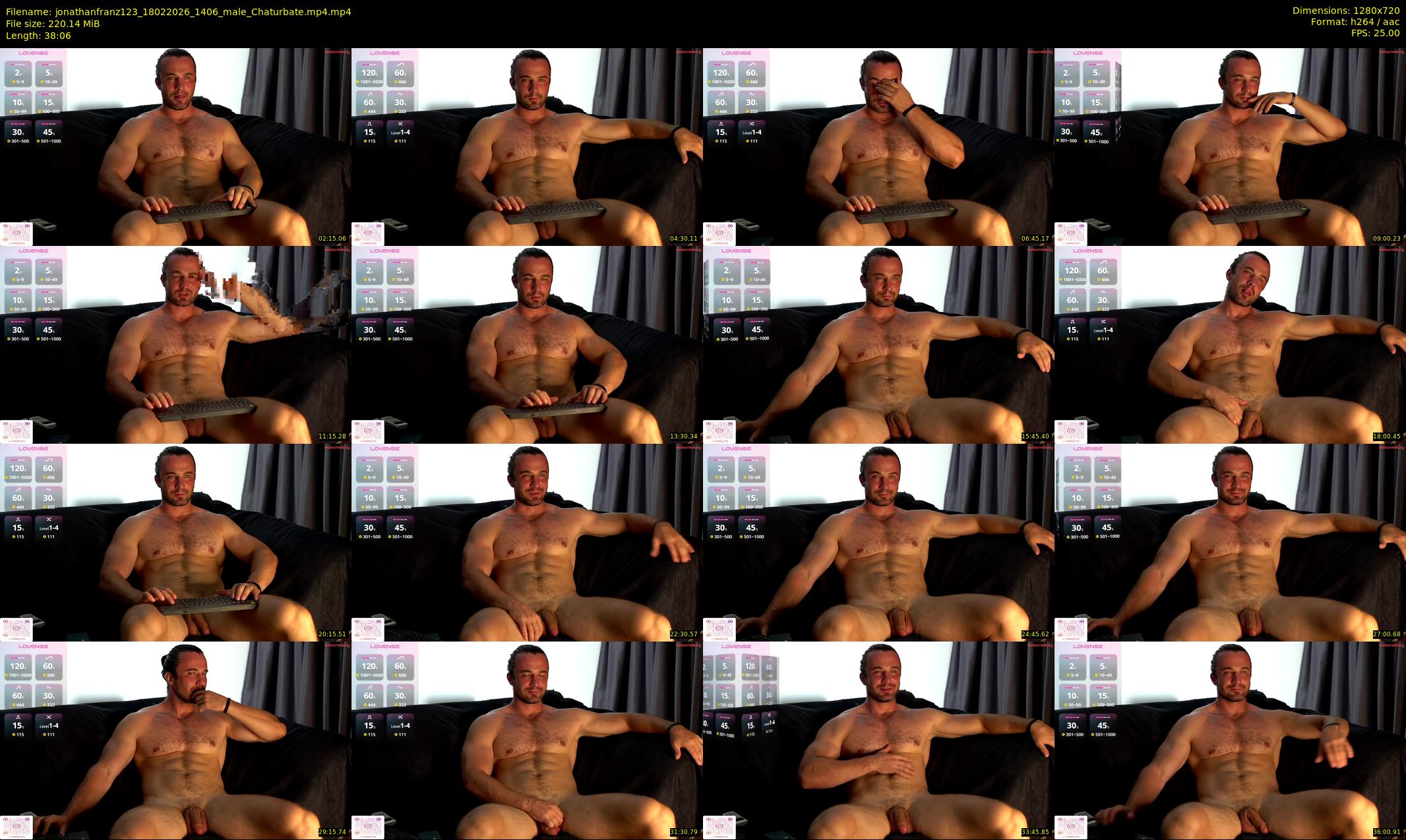 jonathanfranz123 — 39 minute Chaturbate male cam show recording, 720p, Feb 18, 2026