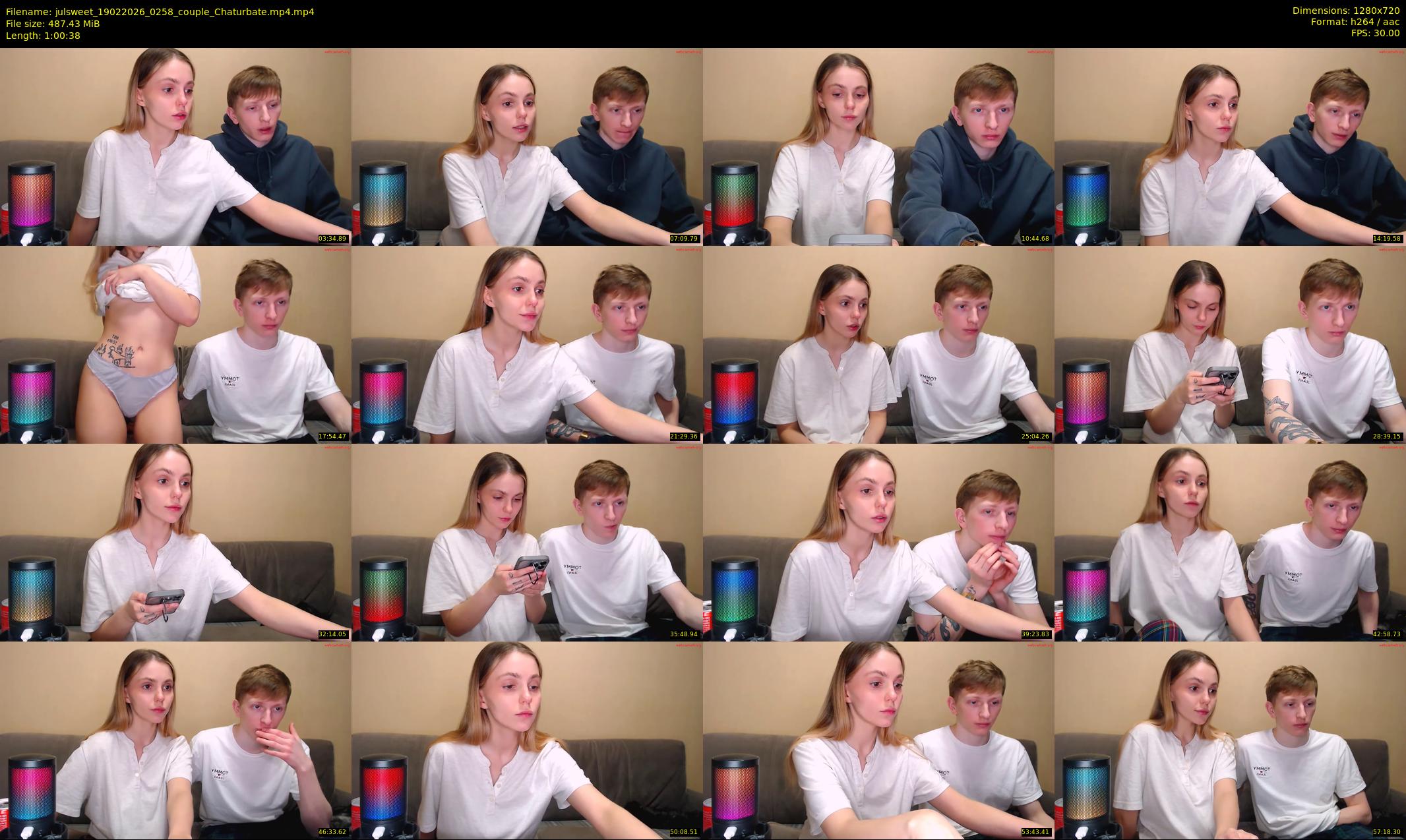 julsweet — 61 minute Chaturbate male cam show recording, 720p, Feb 19, 2026