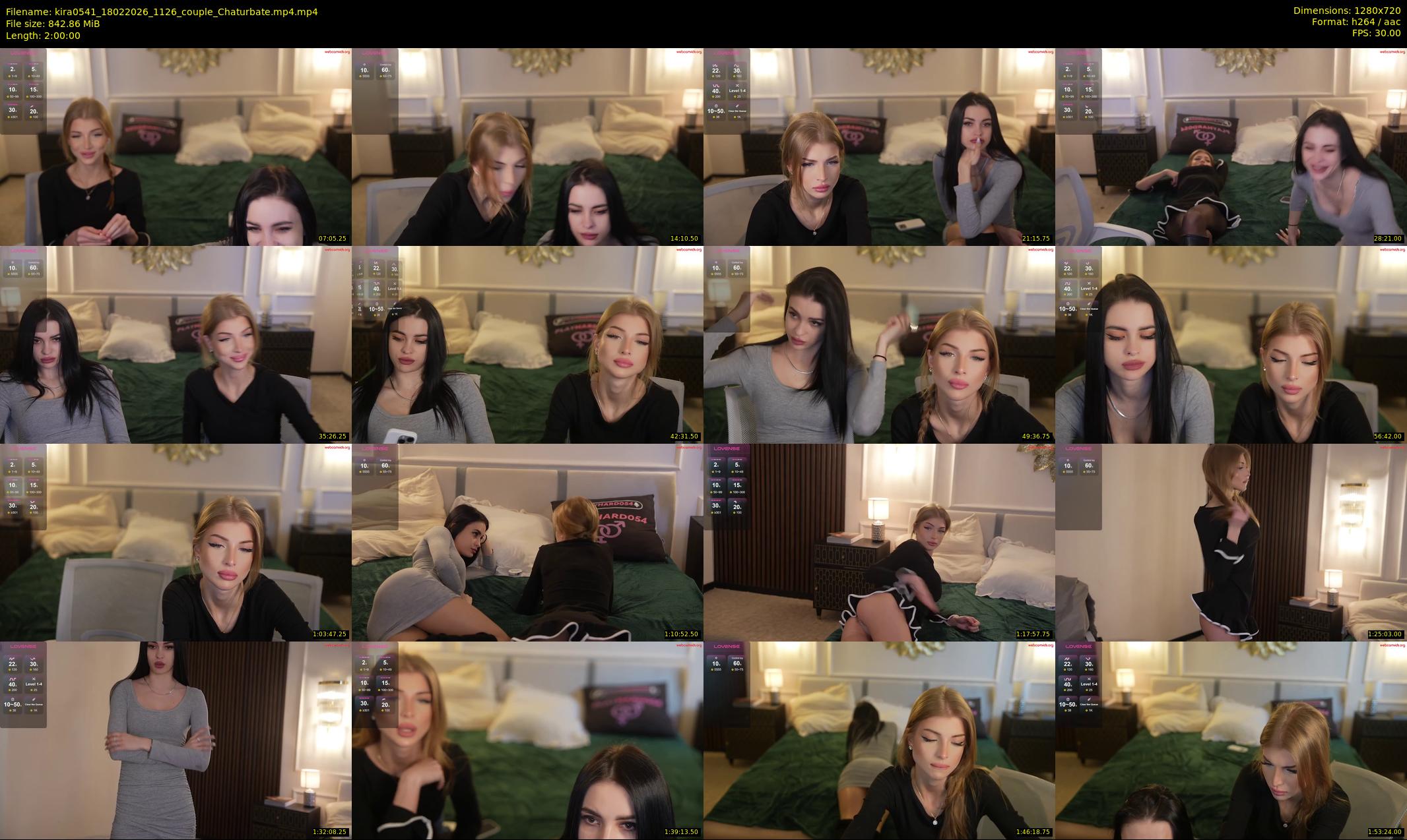 kira0541 — 120 minute Chaturbate couple cam show recording, 720p, Feb 18, 2026