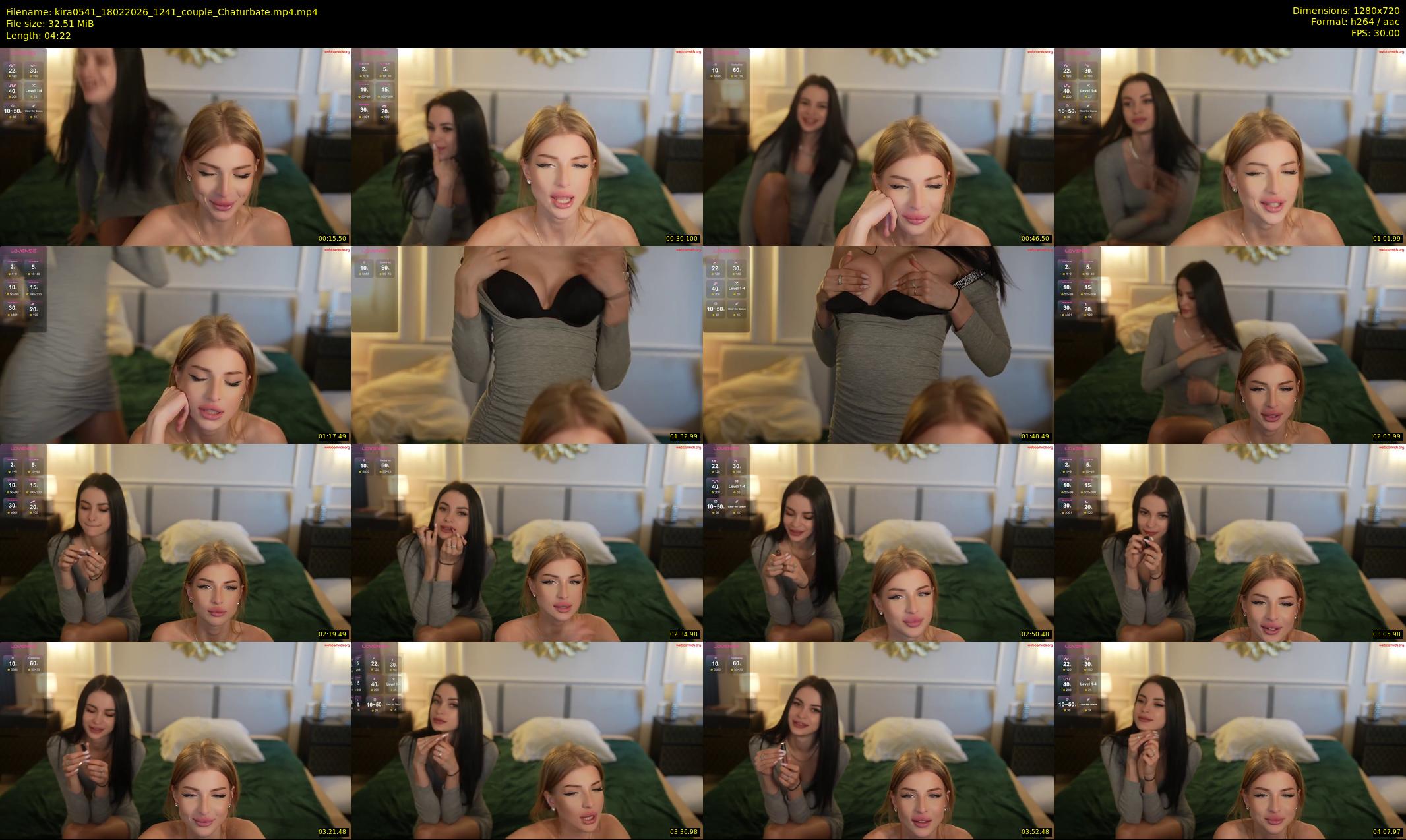 kira0541 — 5 minute Chaturbate couple cam show recording, 720p, Feb 18, 2026