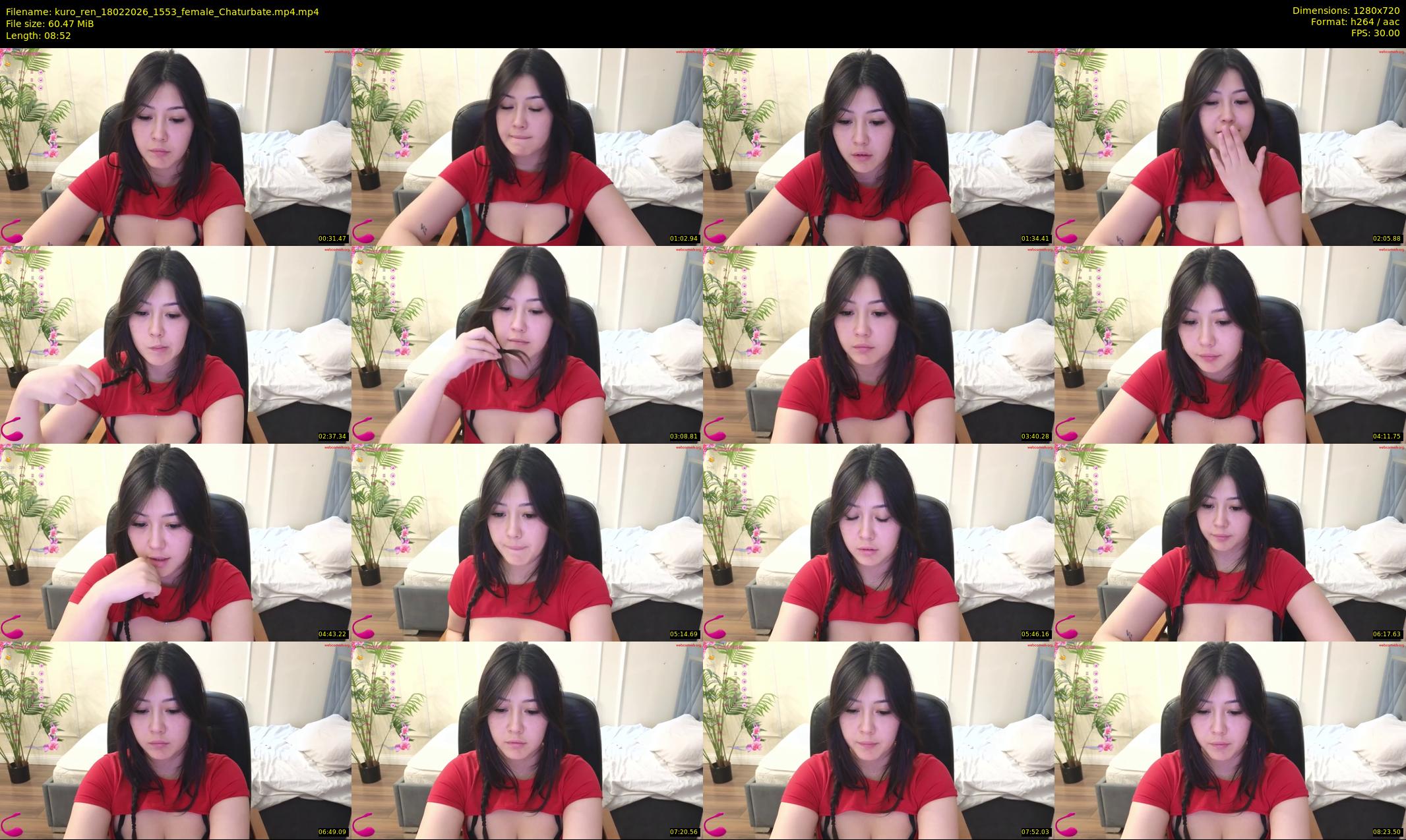 kuro_ren — 9 minute Chaturbate female cam show recording, 720p, Feb 18, 2026