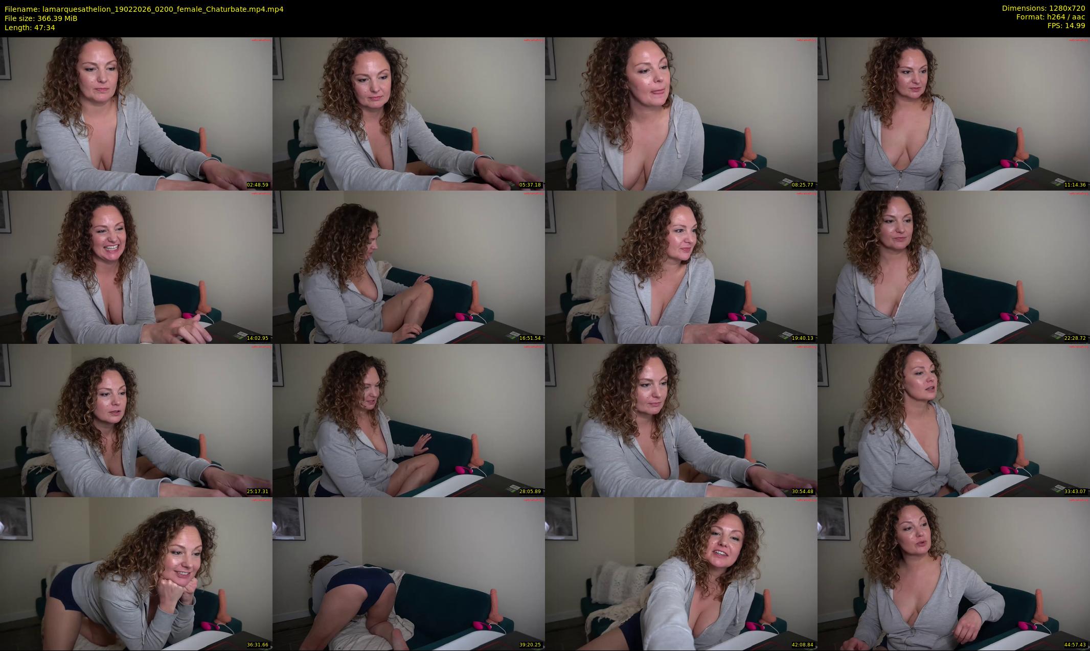 lamarquesathelion — 48 minute Chaturbate female cam show recording, 720p, Feb 19, 2026