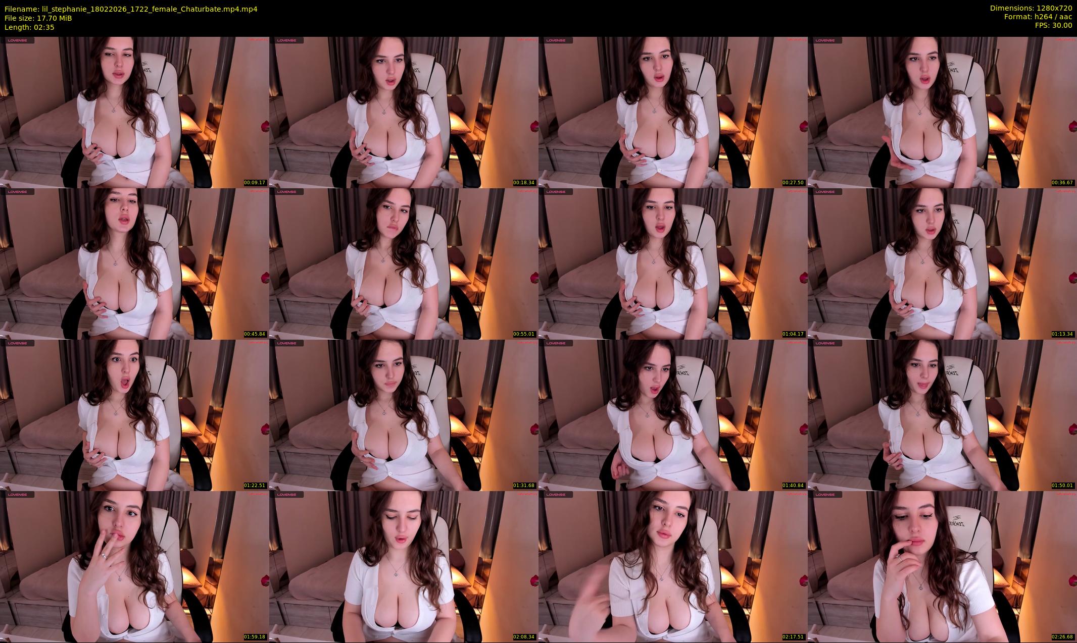lil_stephanie — 3 minute Chaturbate female cam show recording, 720p, Feb 18, 2026
