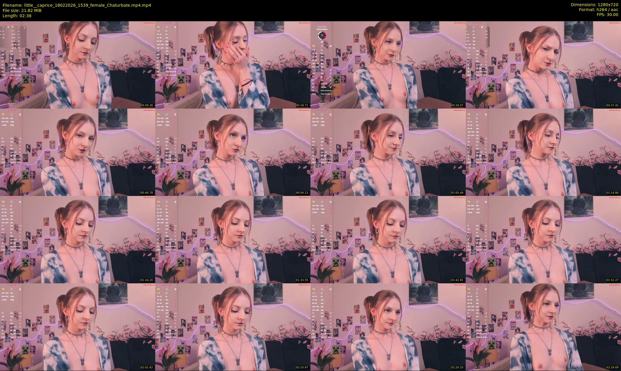 little__caprice — 3 minute Chaturbate female cam show recording, 720p, Feb 18, 2026