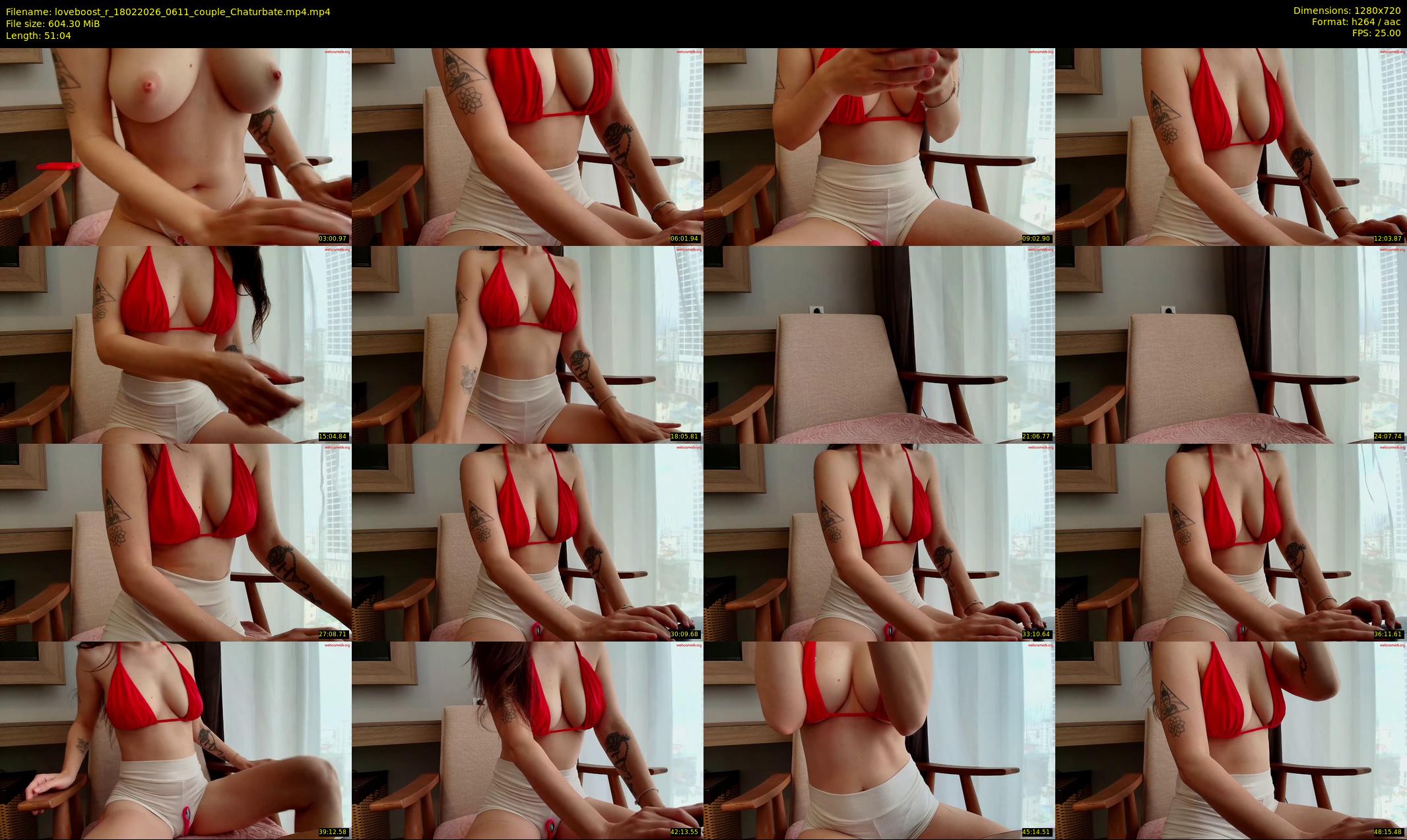 loveboost_r — 52 minute Chaturbate couple cam show recording, 720p, Feb 18, 2026