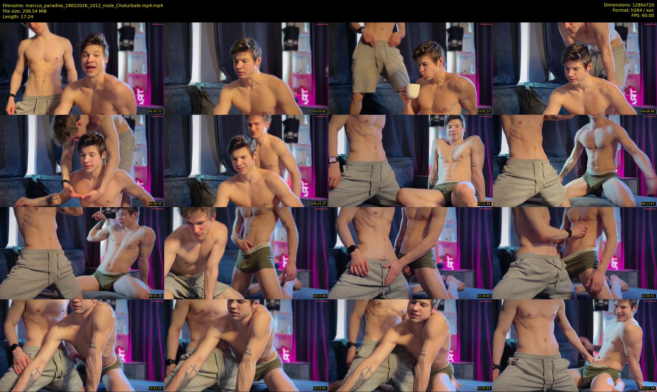 marcus_paradise — 18 minute Chaturbate male cam show recording, 720p, Feb 18, 2026