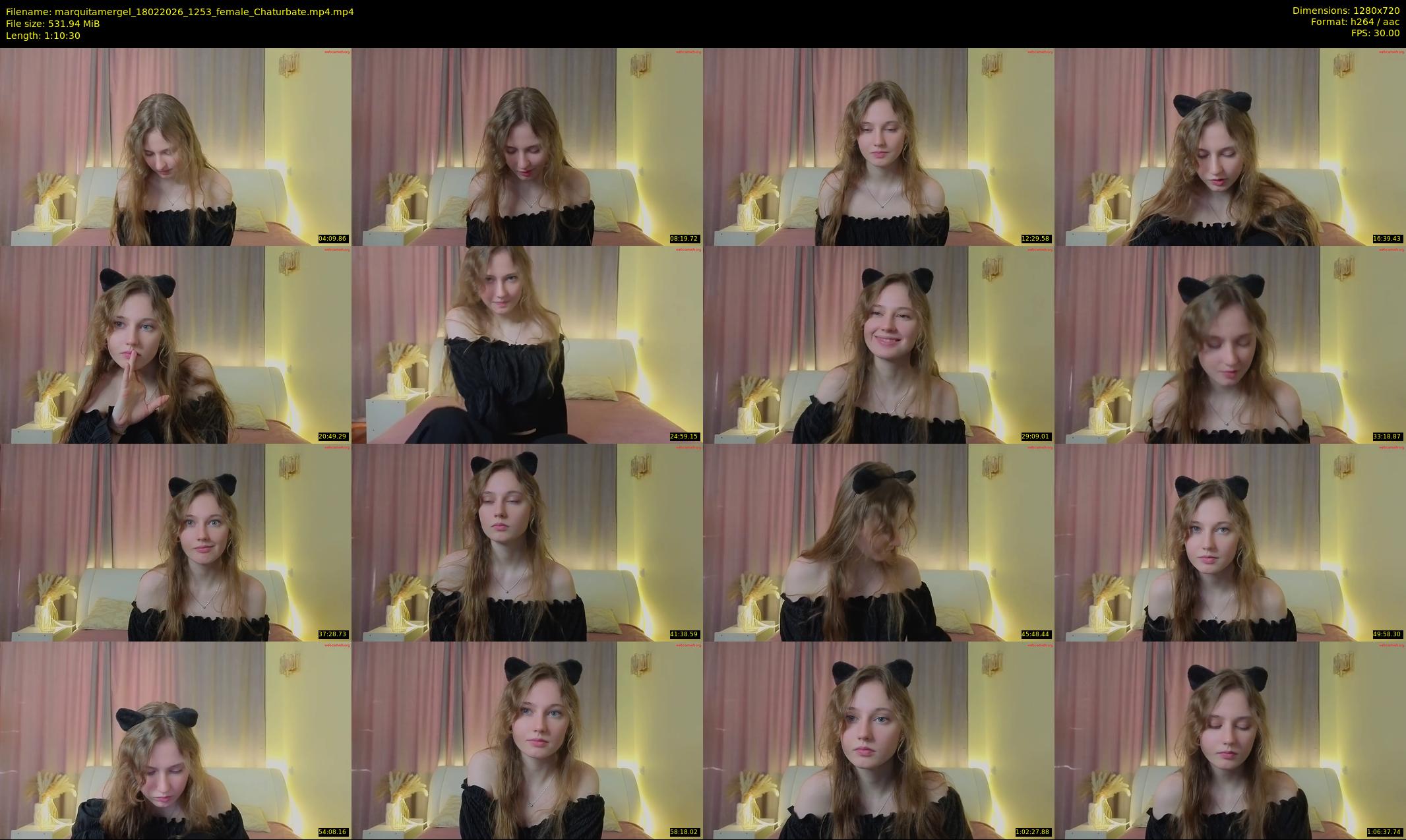 marquitamergel — 71 minute Chaturbate couple cam show recording, 720p, Feb 18, 2026