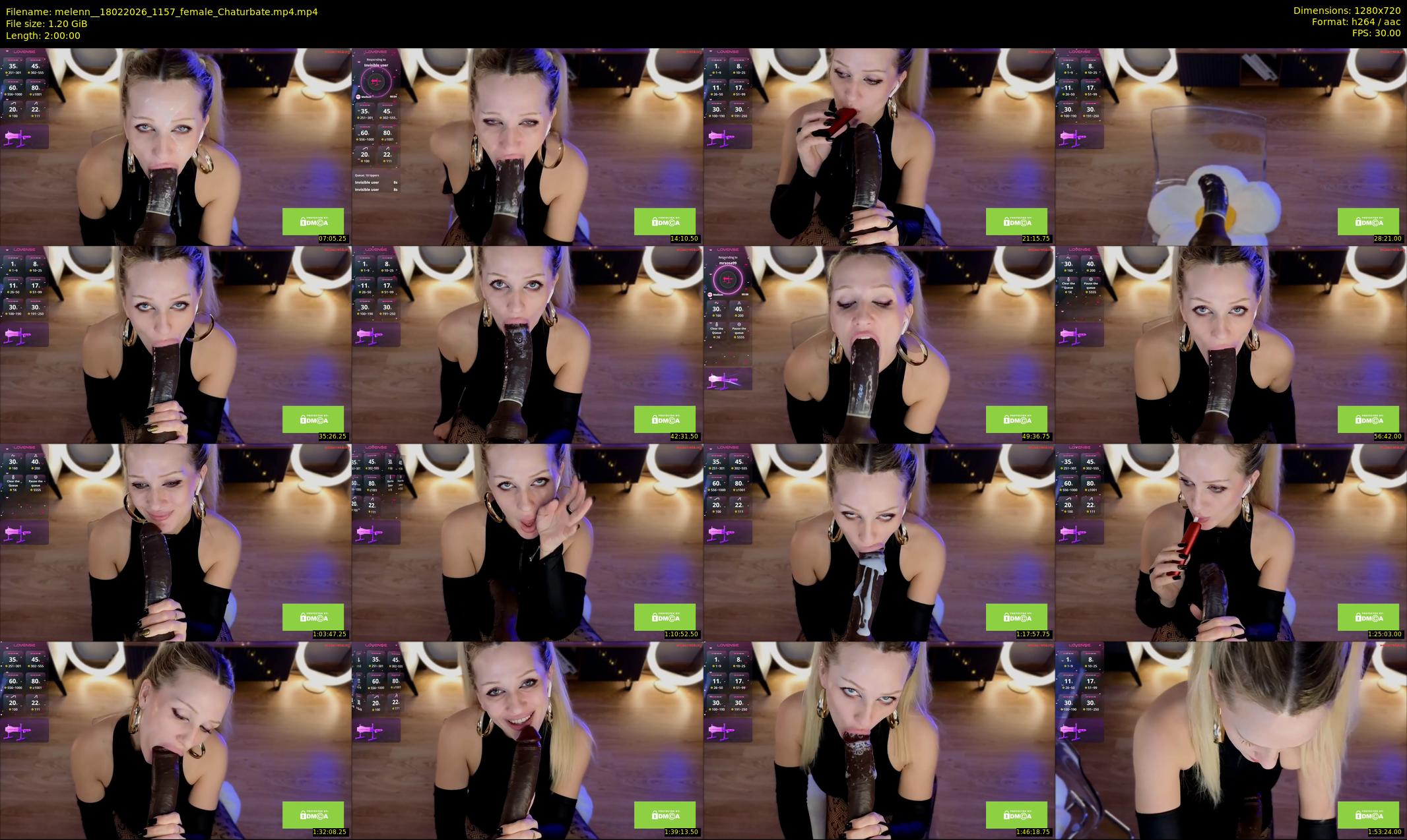 melenn_ — 120 minute Chaturbate female cam show recording, 720p, Feb 18, 2026