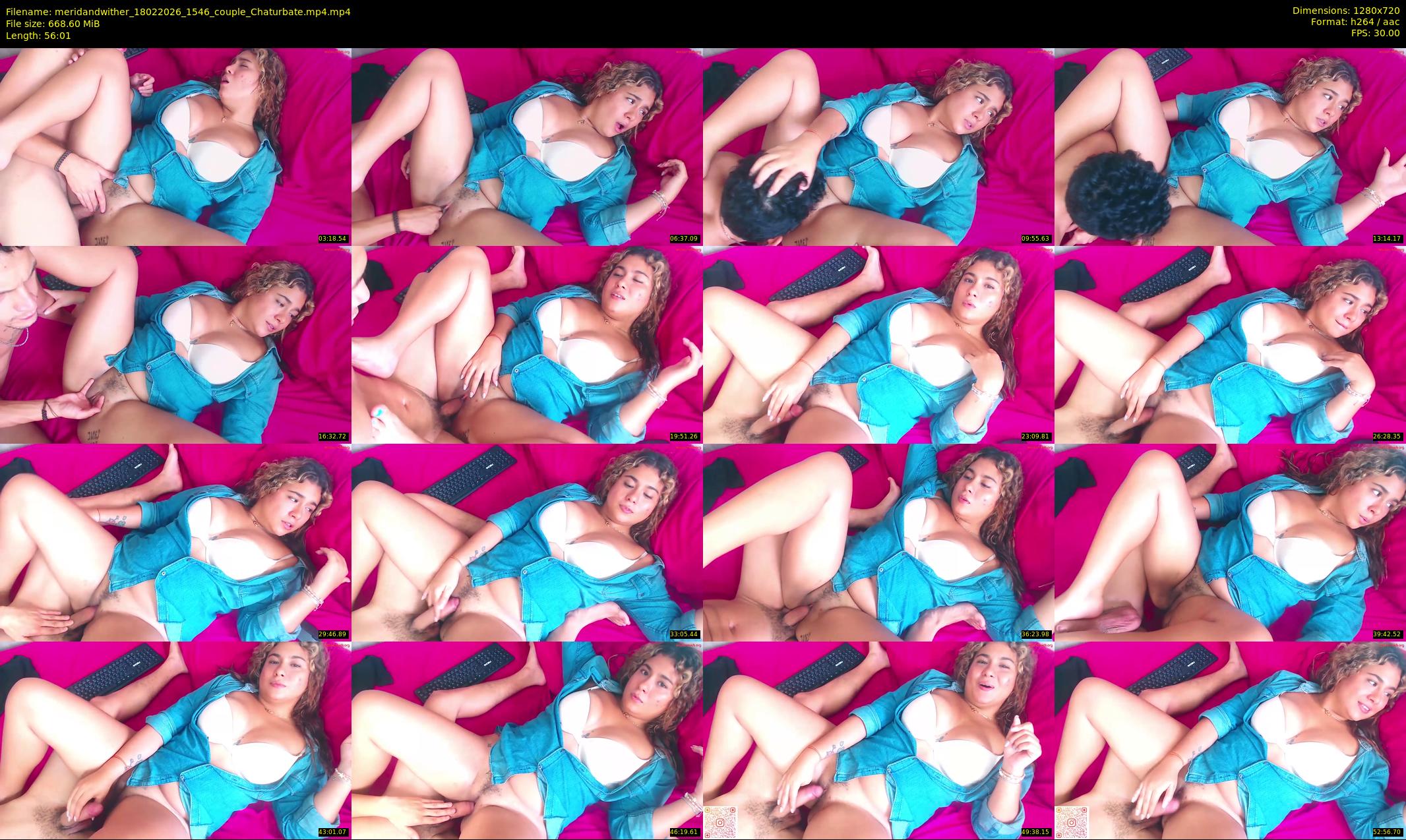 meridandwither — 57 minute Chaturbate couple cam show recording, 720p, Feb 18, 2026