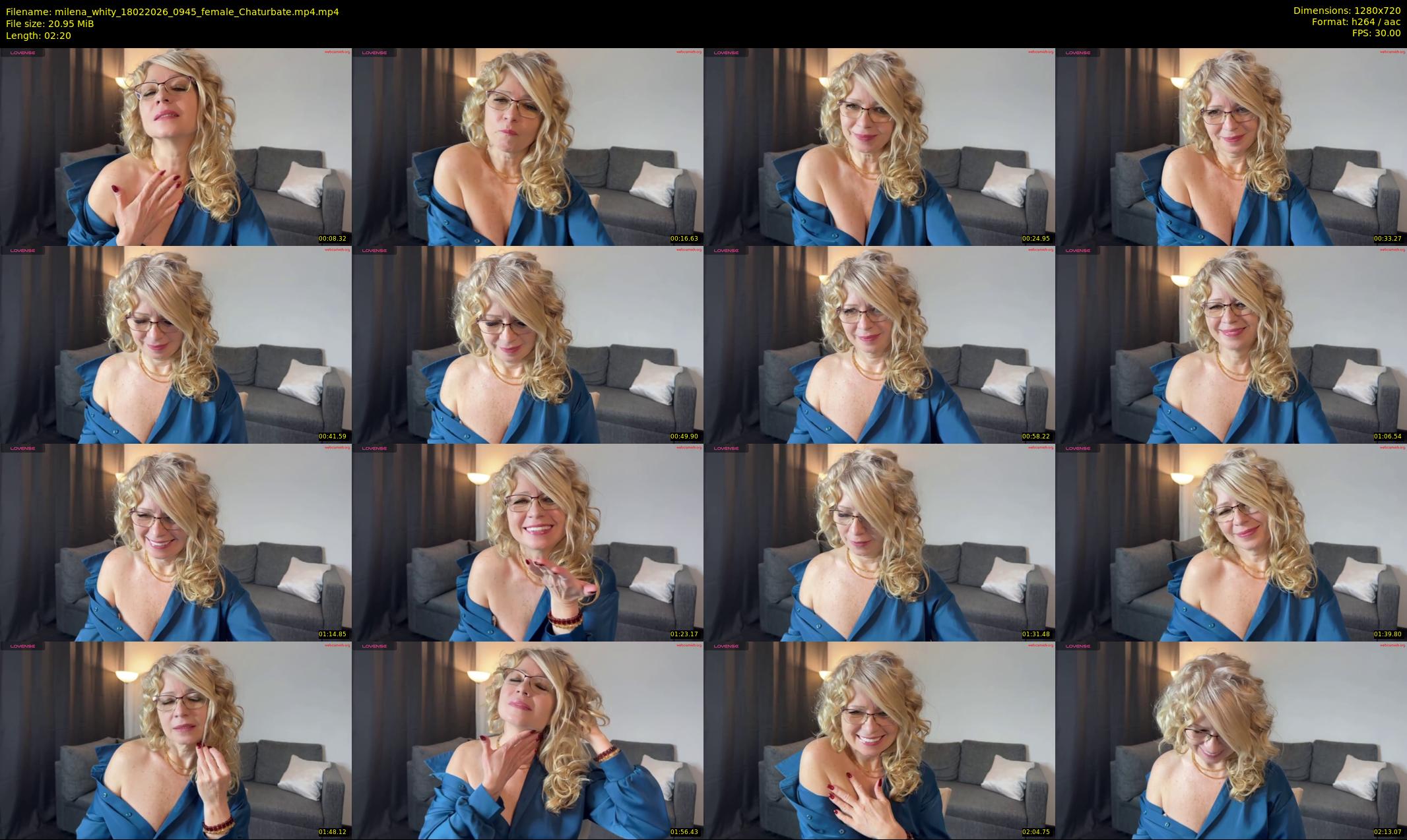 milena_whity — 3 minute Chaturbate female cam show recording, 720p, Feb 18, 2026