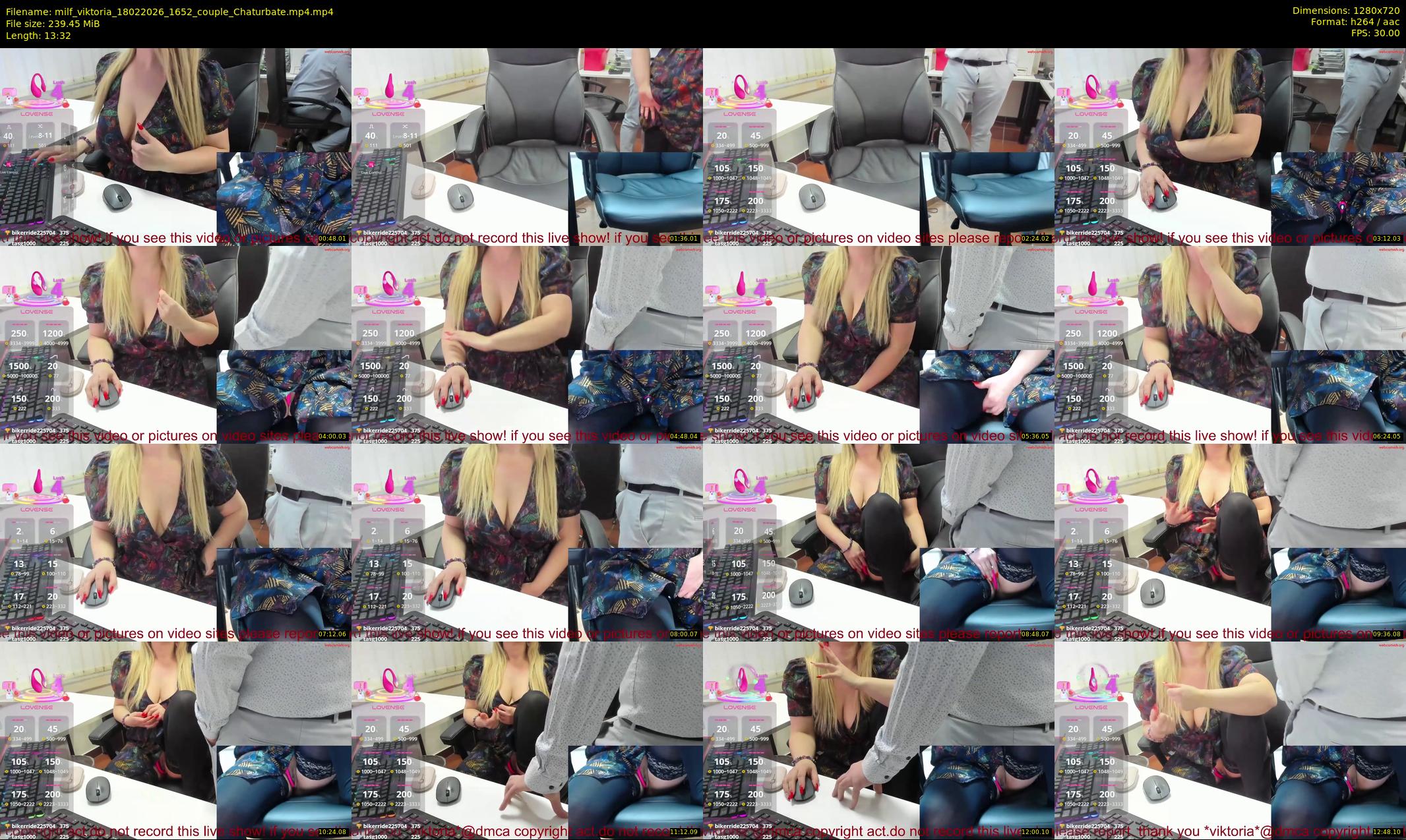 milf_viktoria — 14 minute Chaturbate female cam show recording, 720p, Feb 18, 2026