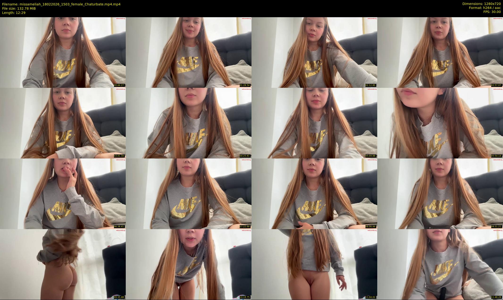 missameliah — 13 minute Chaturbate couple cam show recording, 720p, Feb 18, 2026