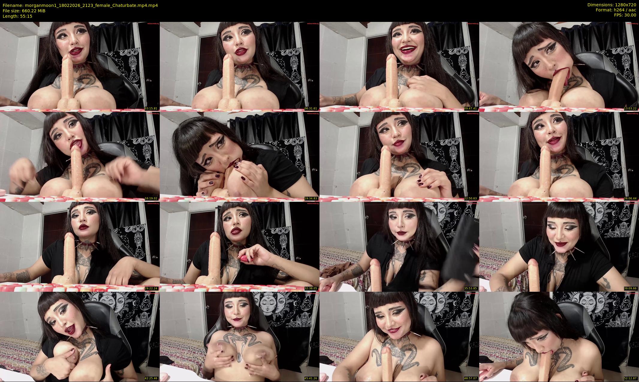 morganmoon1 — 56 minute Chaturbate female cam show recording, 720p, Feb 18, 2026