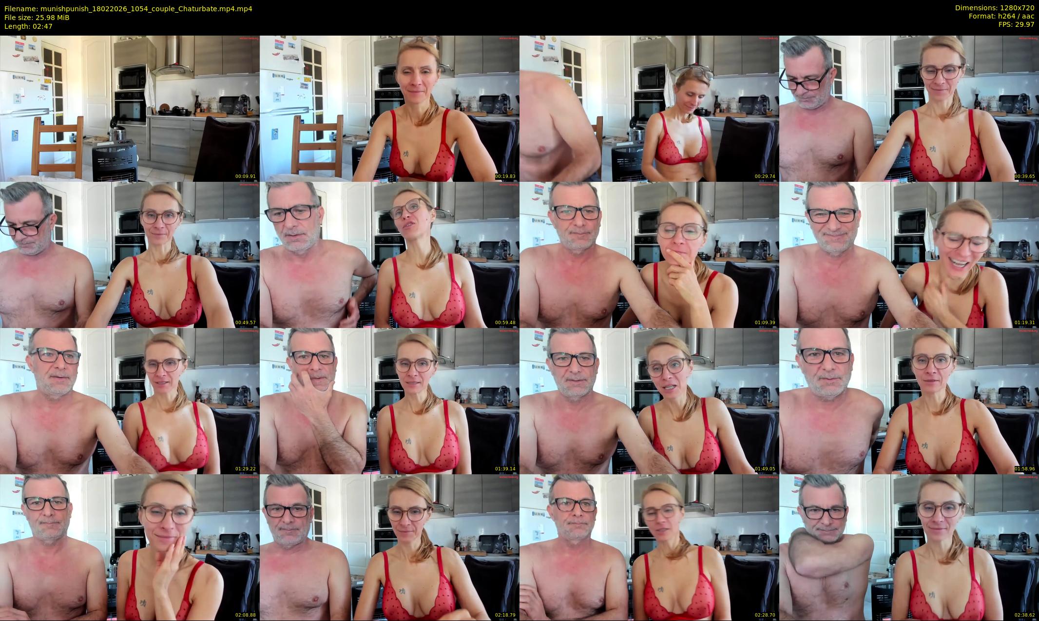 munishpunish — 3 minute Chaturbate couple cam show recording, 720p, Feb 18, 2026