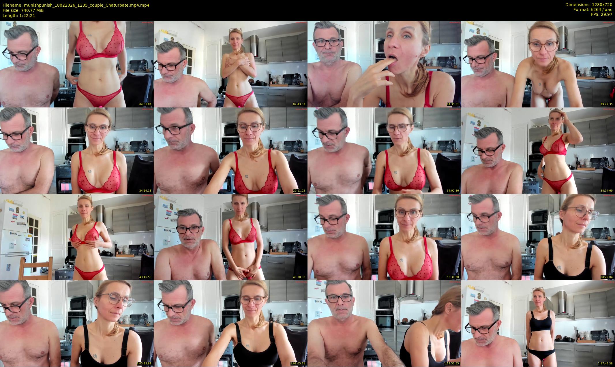 munishpunish — 83 minute Chaturbate couple cam show recording, 720p, Feb 18, 2026